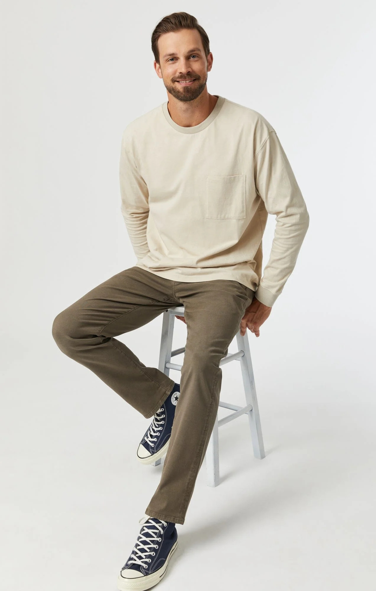 MARCUS SLIM STRAIGHT LEG IN CANTEEN LUXE TWILL - Image 6