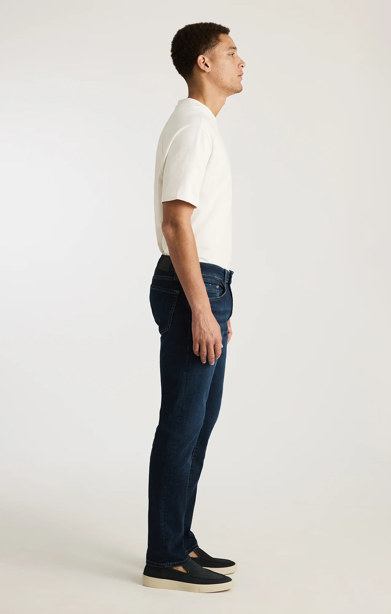 MARCUS SLIM STRAIGHT LEG IN DARK BRUSHED ORGANIC VINTAGE - Image 2