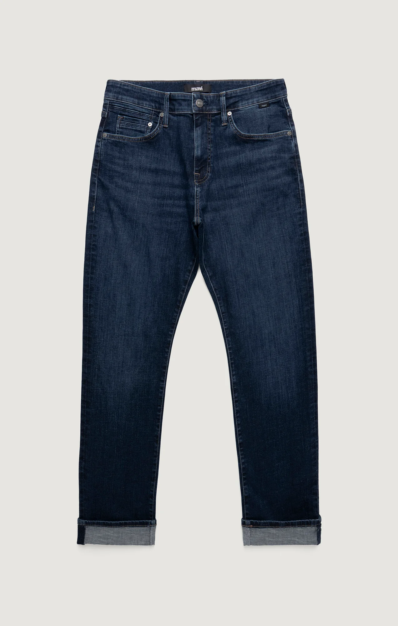 MARCUS SLIM STRAIGHT LEG IN DARK BRUSHED ORGANIC VINTAGE - Image 7