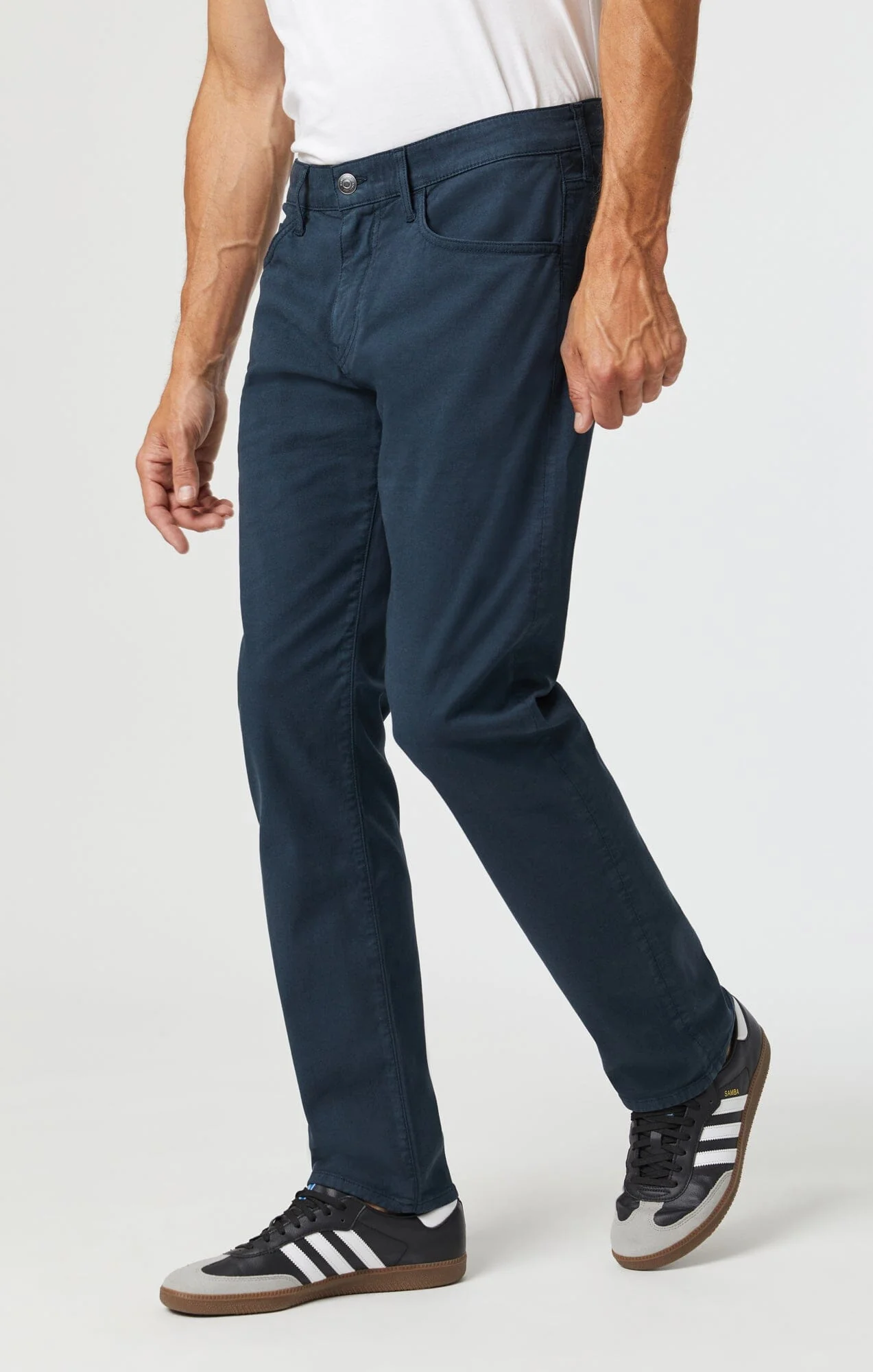 MARCUS SLIM STRAIGHT LEG IN DARK NAVY LUXE TWILL - Image 3