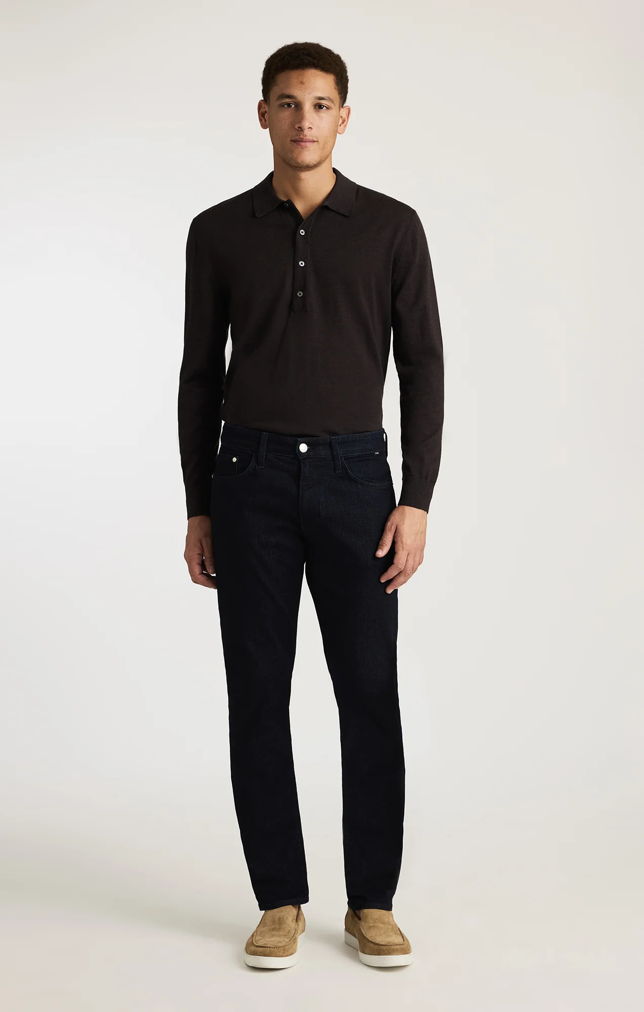 MARCUS SLIM STRAIGHT LEG IN DEEP RINSE FEATHER BLUE - Image 4