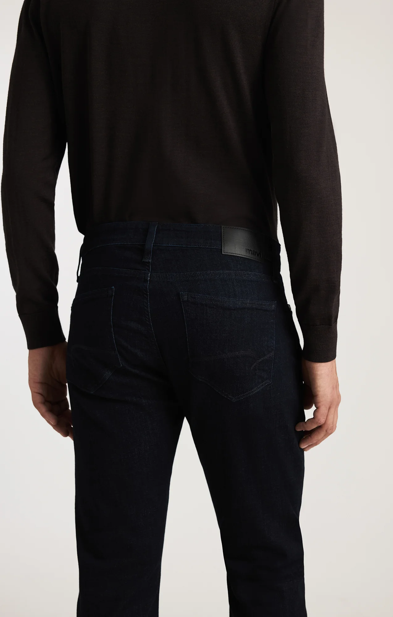 MARCUS SLIM STRAIGHT LEG IN DEEP RINSE FEATHER BLUE - Image 6