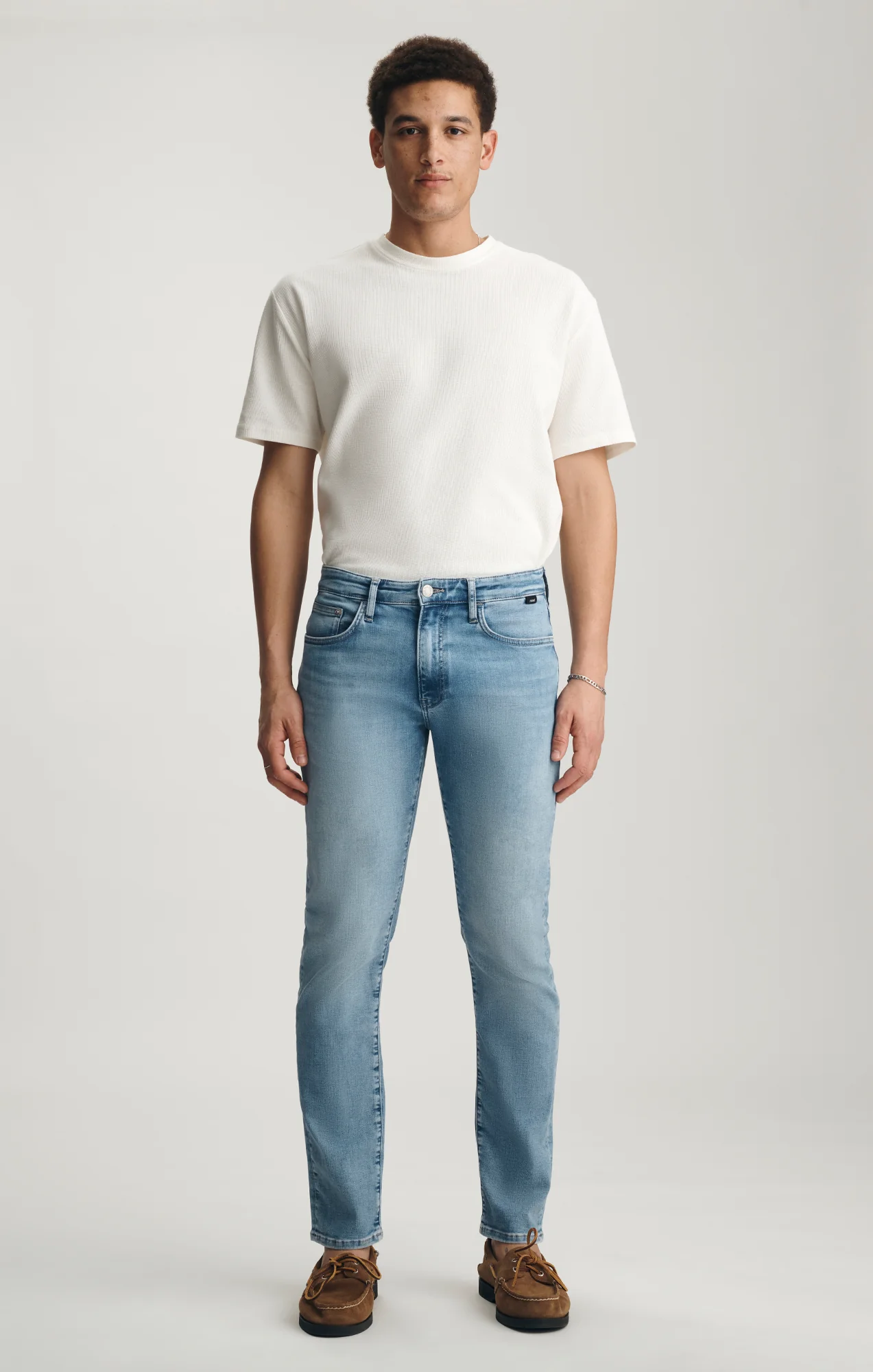 MARCUS SLIM STRAIGHT LEG IN LIGHT BLUE FEATHER BLUE - Image 4