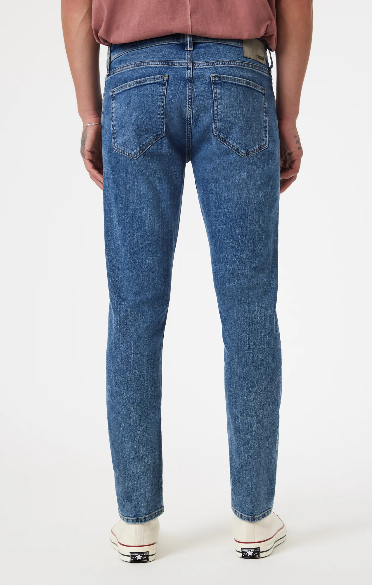 MARCUS SLIM STRAIGHT LEG IN LIGHT BRUSHED SELVEDGE - Image 4