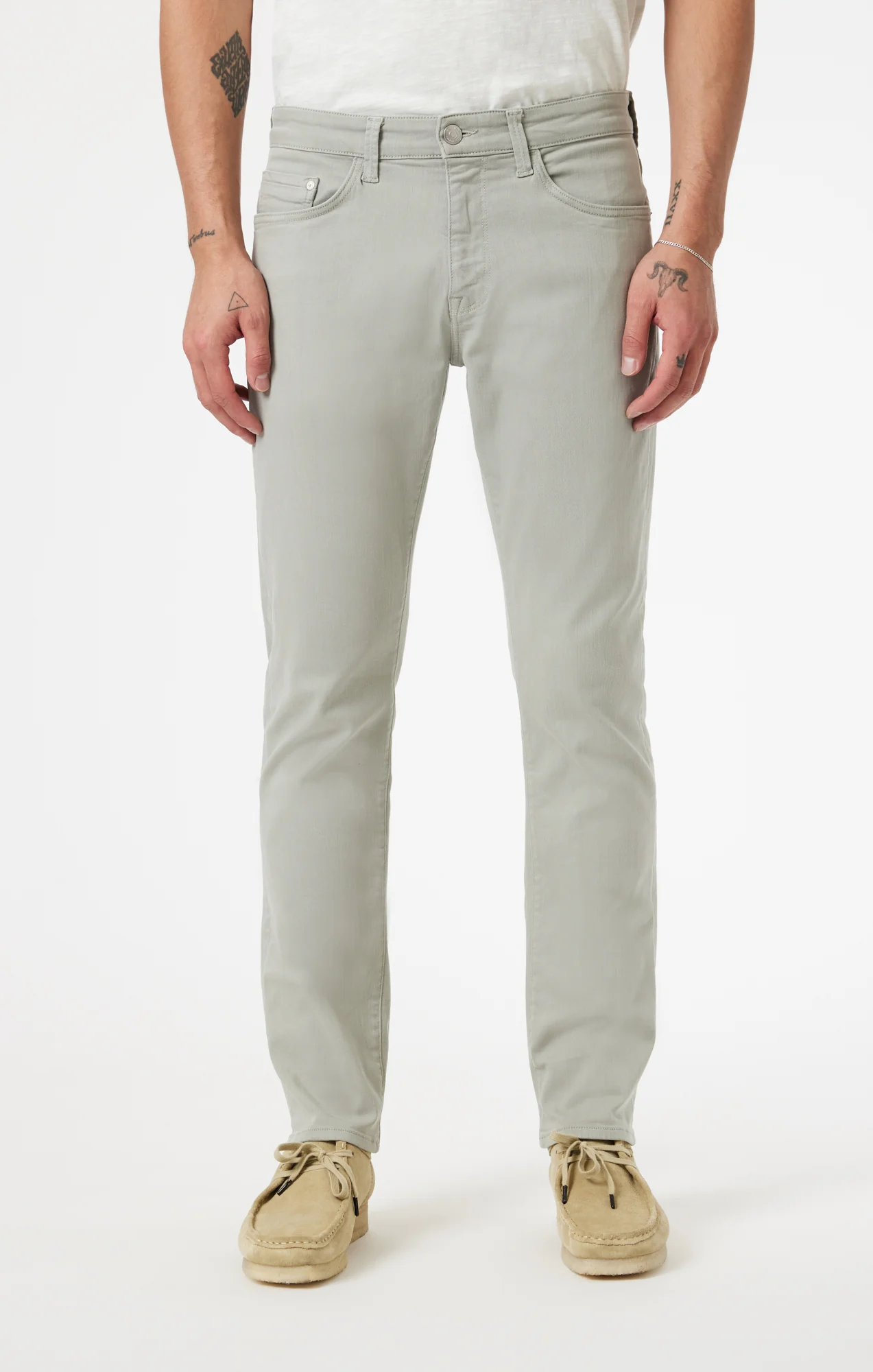 MARCUS SLIM STRAIGHT LEG IN LIGHT SAGE SUPERMOVE - Image 3