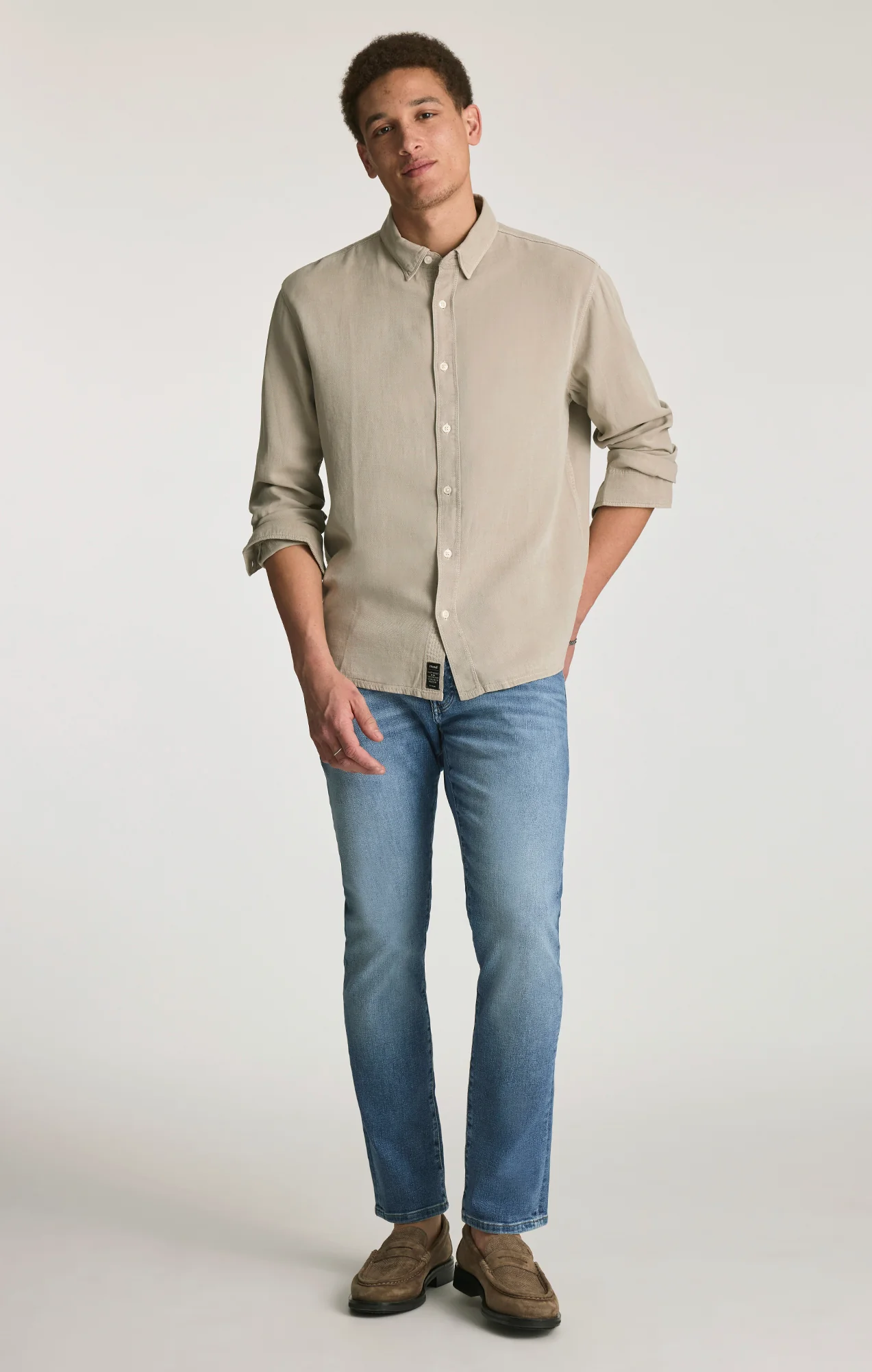 MARCUS SLIM STRAIGHT LEG IN LIGHT USED BRUSHED CLASSIC VINTAGE