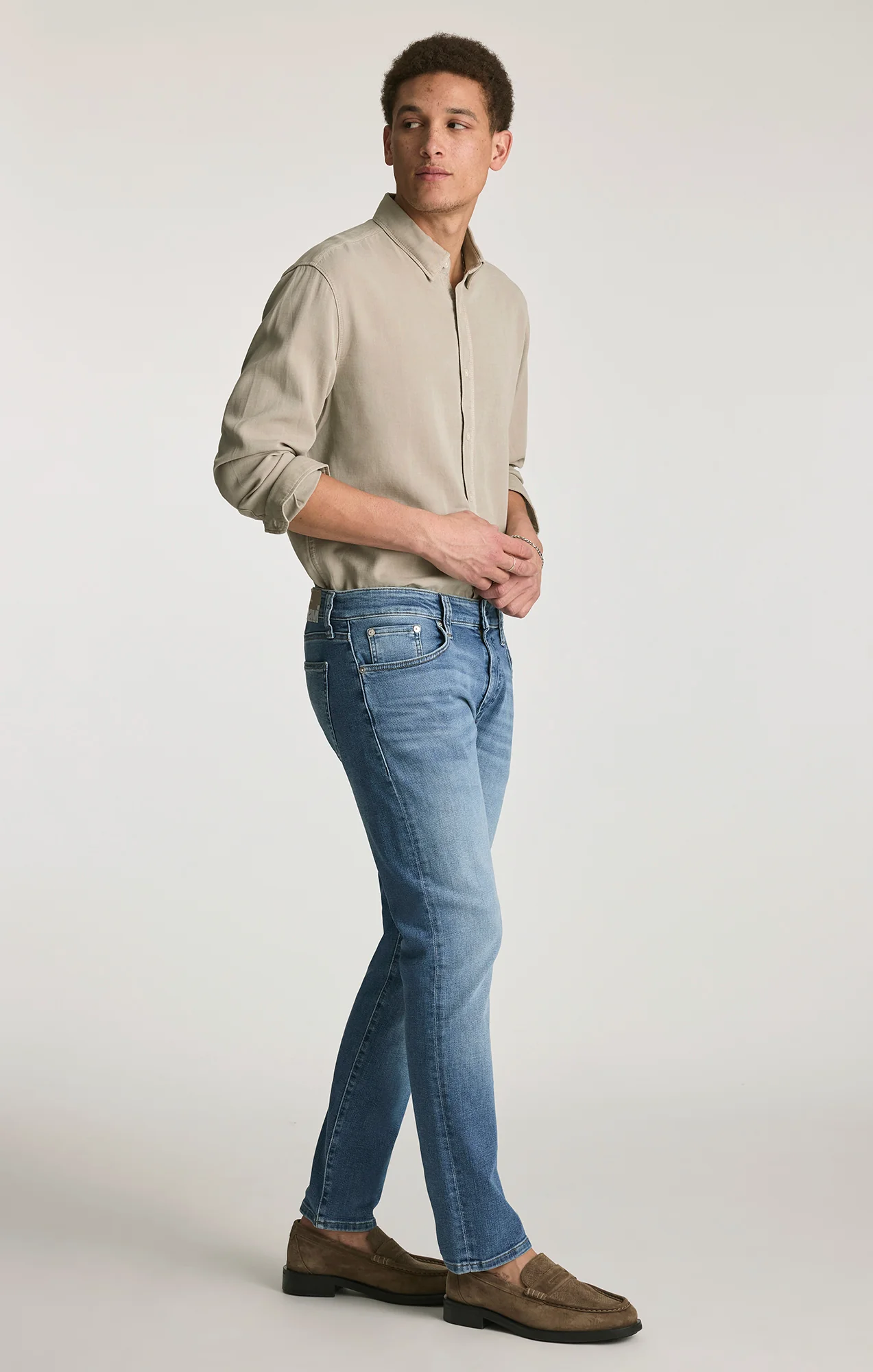 MARCUS SLIM STRAIGHT LEG IN LIGHT USED BRUSHED CLASSIC VINTAGE - Image 4