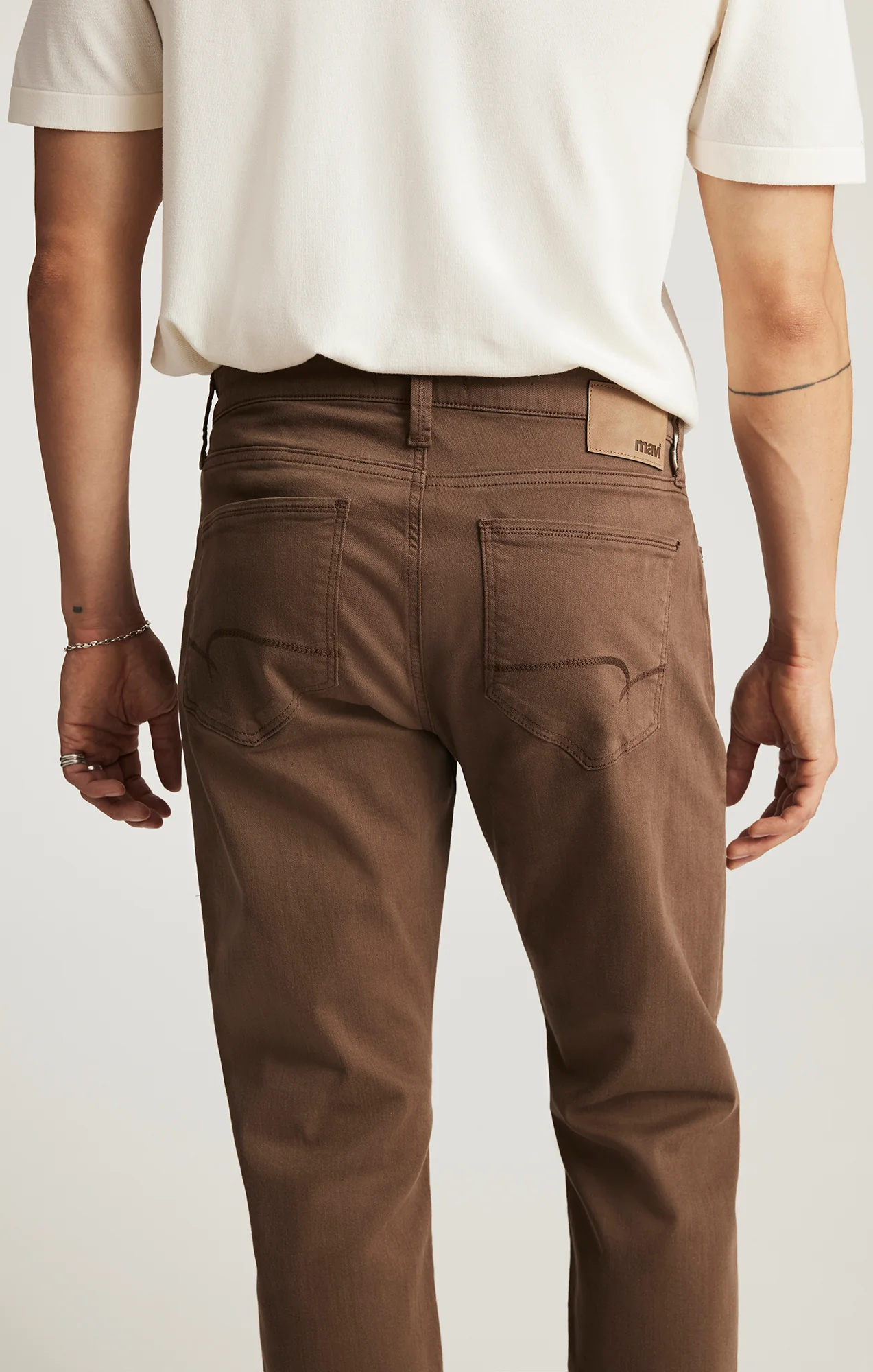 MARCUS SLIM STRAIGHT LEG IN MOCHA SUPERMOVE - Image 6