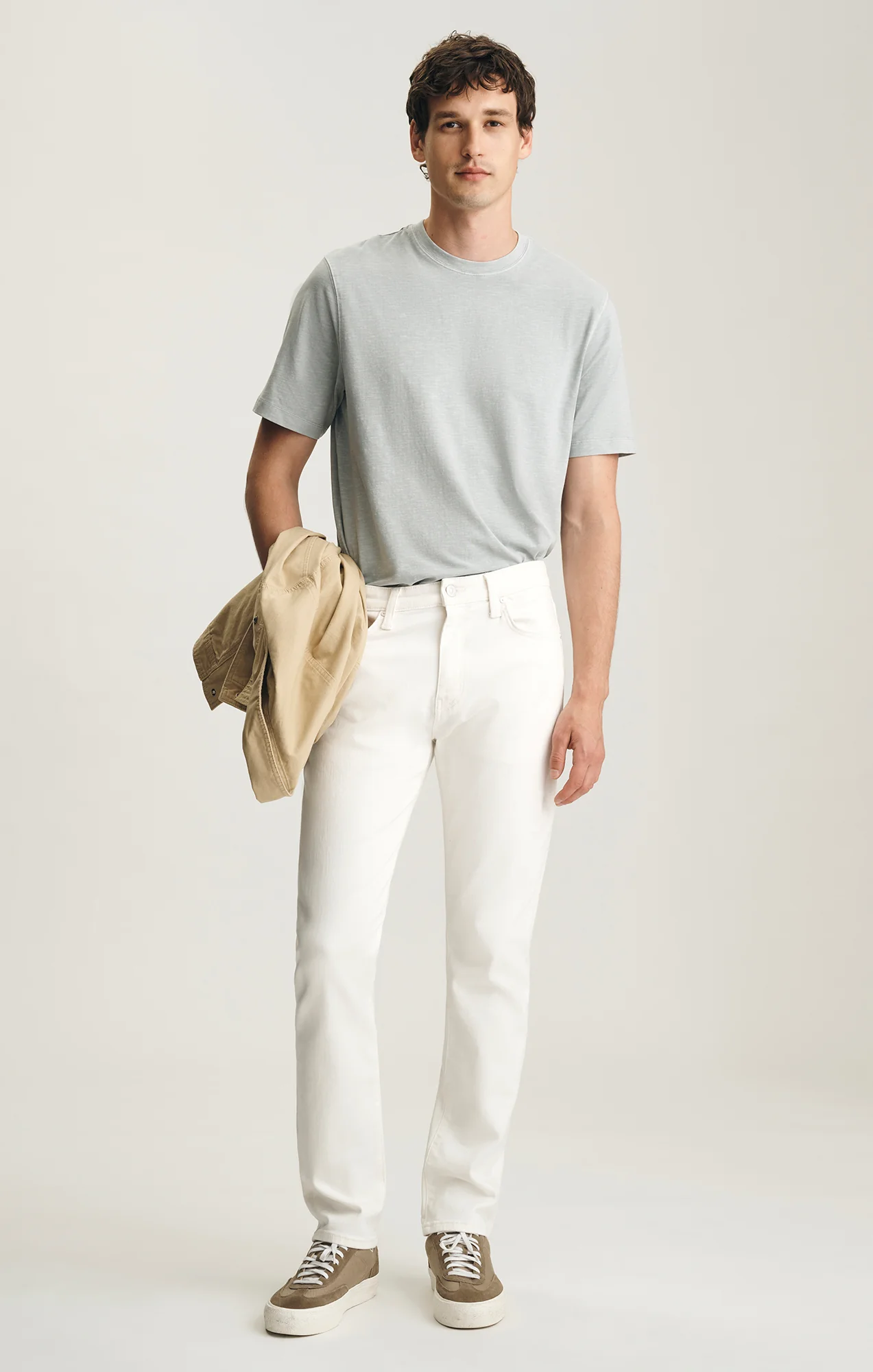 MARCUS SLIM STRAIGHT LEG IN OFF WHITE CLASSIC BLUE