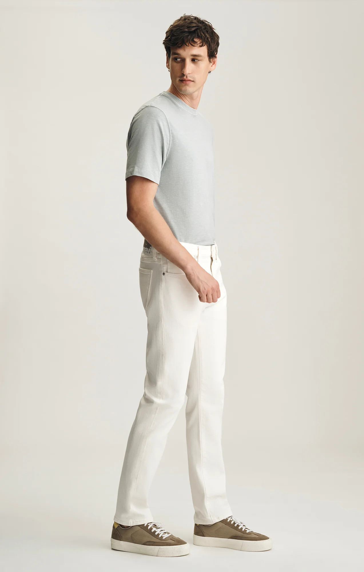 MARCUS SLIM STRAIGHT LEG IN OFF WHITE CLASSIC BLUE - Image 2