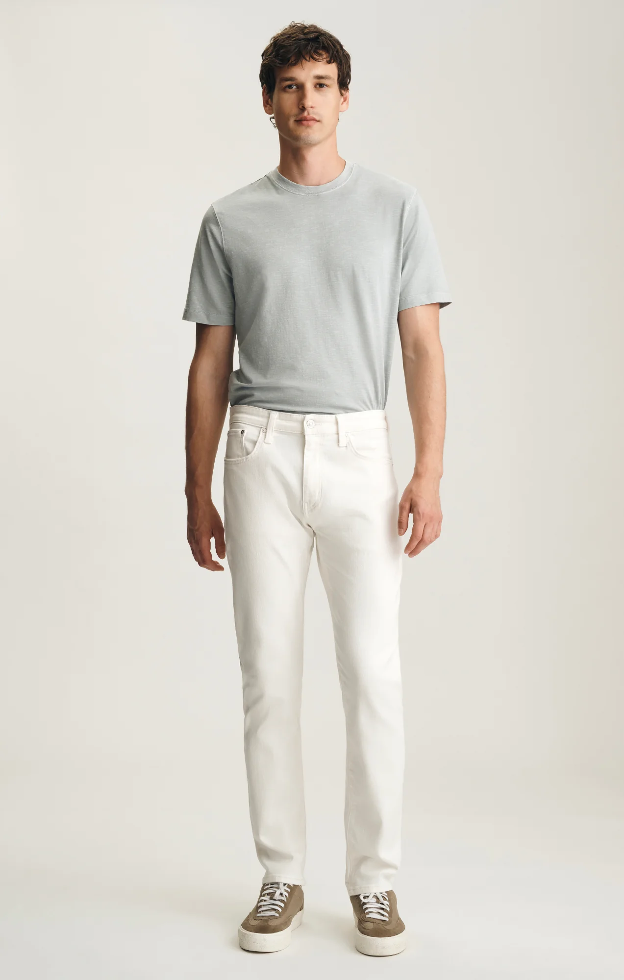 MARCUS SLIM STRAIGHT LEG IN OFF WHITE CLASSIC BLUE - Image 3