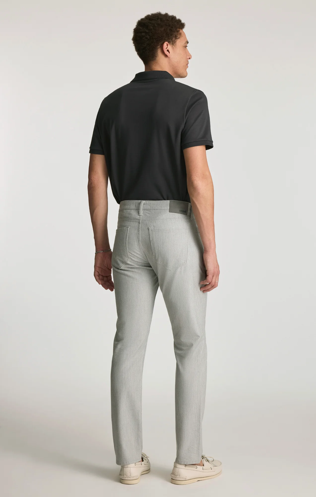 MARCUS SLIM STRAIGHT LEG IN PEWTER FANCY - Image 2