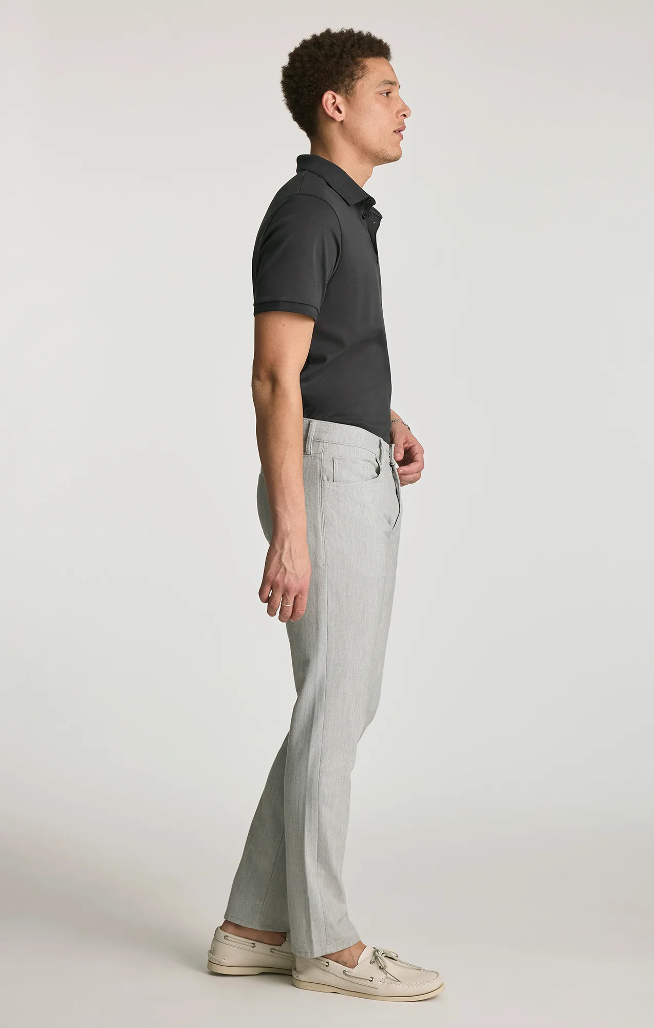 MARCUS SLIM STRAIGHT LEG IN PEWTER FANCY - Image 4
