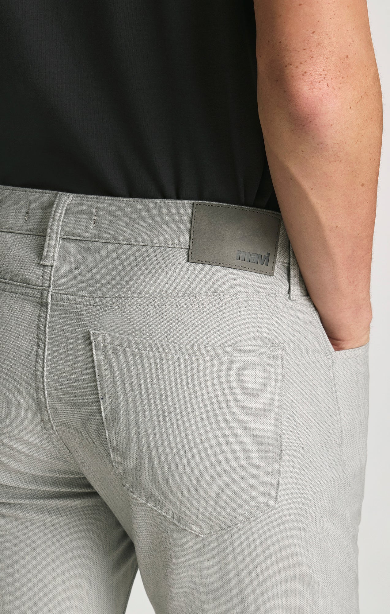 MARCUS SLIM STRAIGHT LEG IN PEWTER FANCY - Image 6