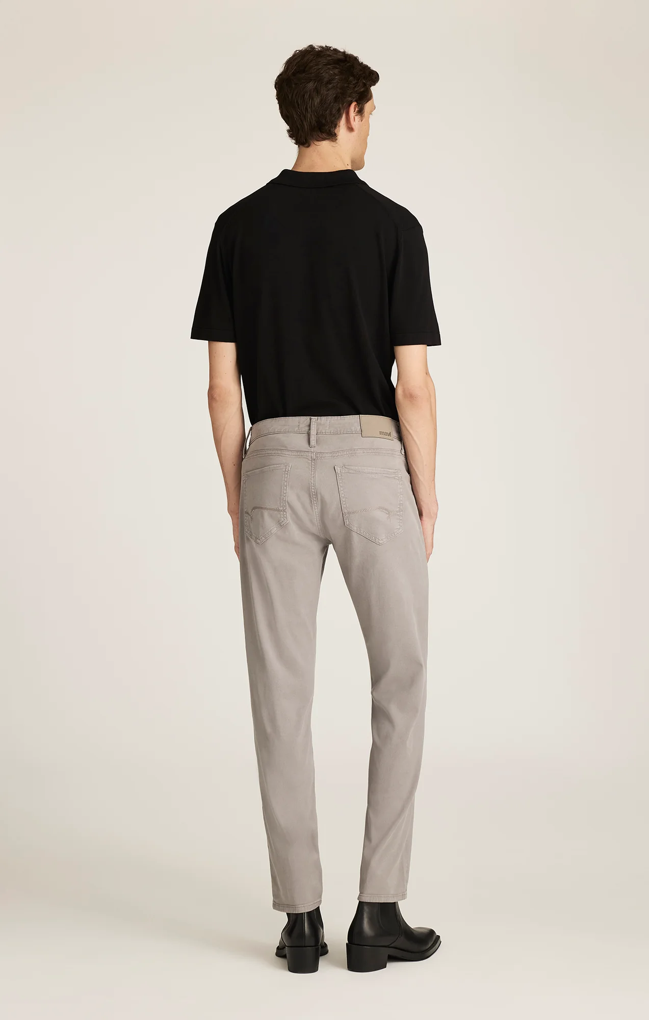 MARCUS SLIM STRAIGHT LEG IN SHARK LUXE TWILL - Image 3