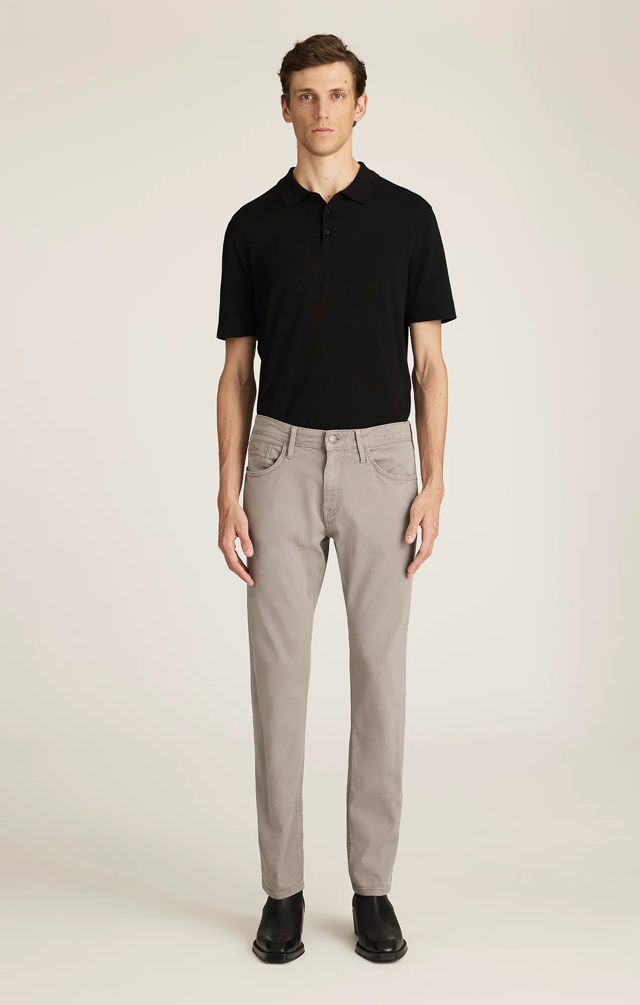MARCUS SLIM STRAIGHT LEG IN SHARK LUXE TWILL - Image 4