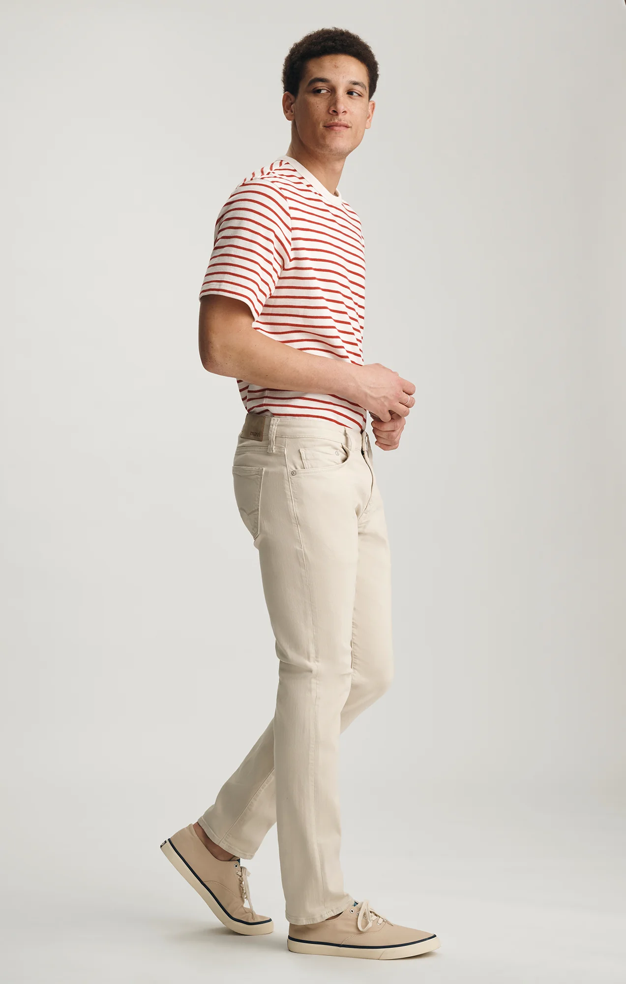 MARCUS SLIM STRAIGHT LEG IN WHITE DOWN SUPERMOVE - Image 2