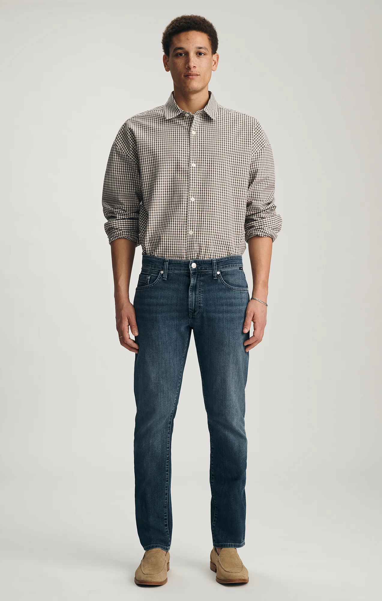 MARCUS SLIM STRAIGHT LEG JEANS IN USED WILLIAMSBURG - Image 4