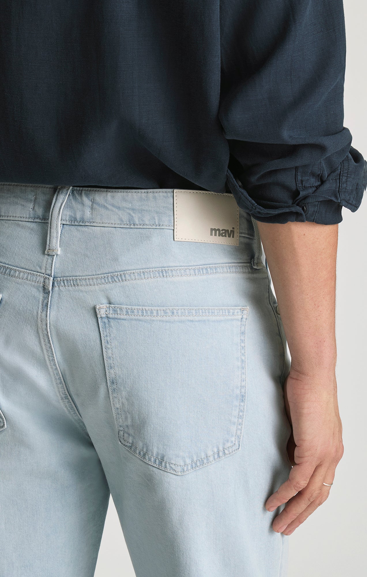 MARLON MODERN STRAIGHT LEG IN BLEACHED OCEAN BLUE - Image 3