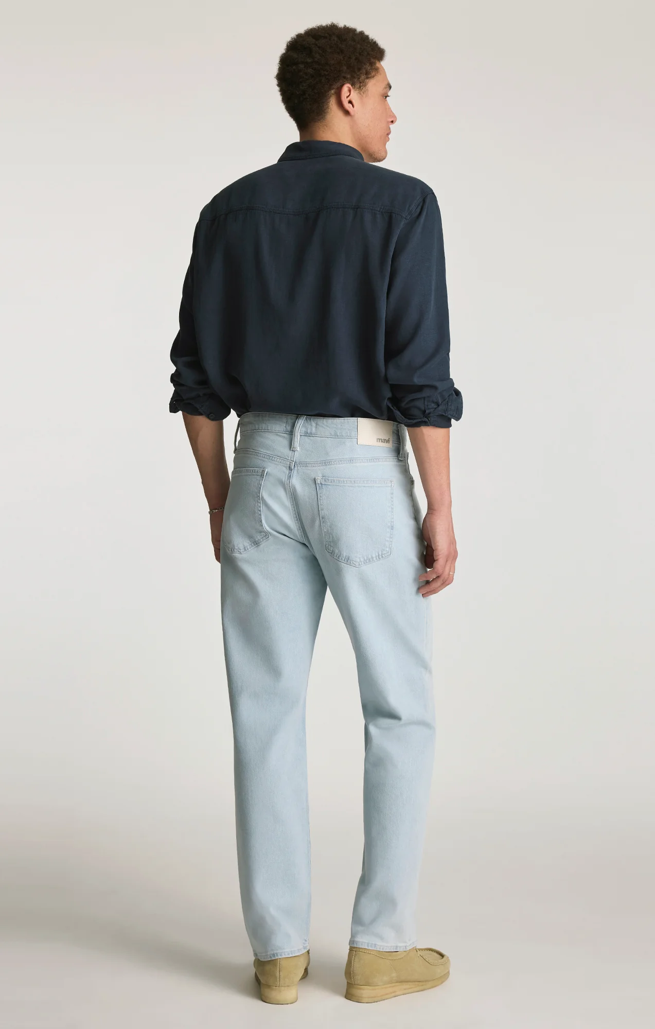 MARLON MODERN STRAIGHT LEG IN BLEACHED OCEAN BLUE - Image 4