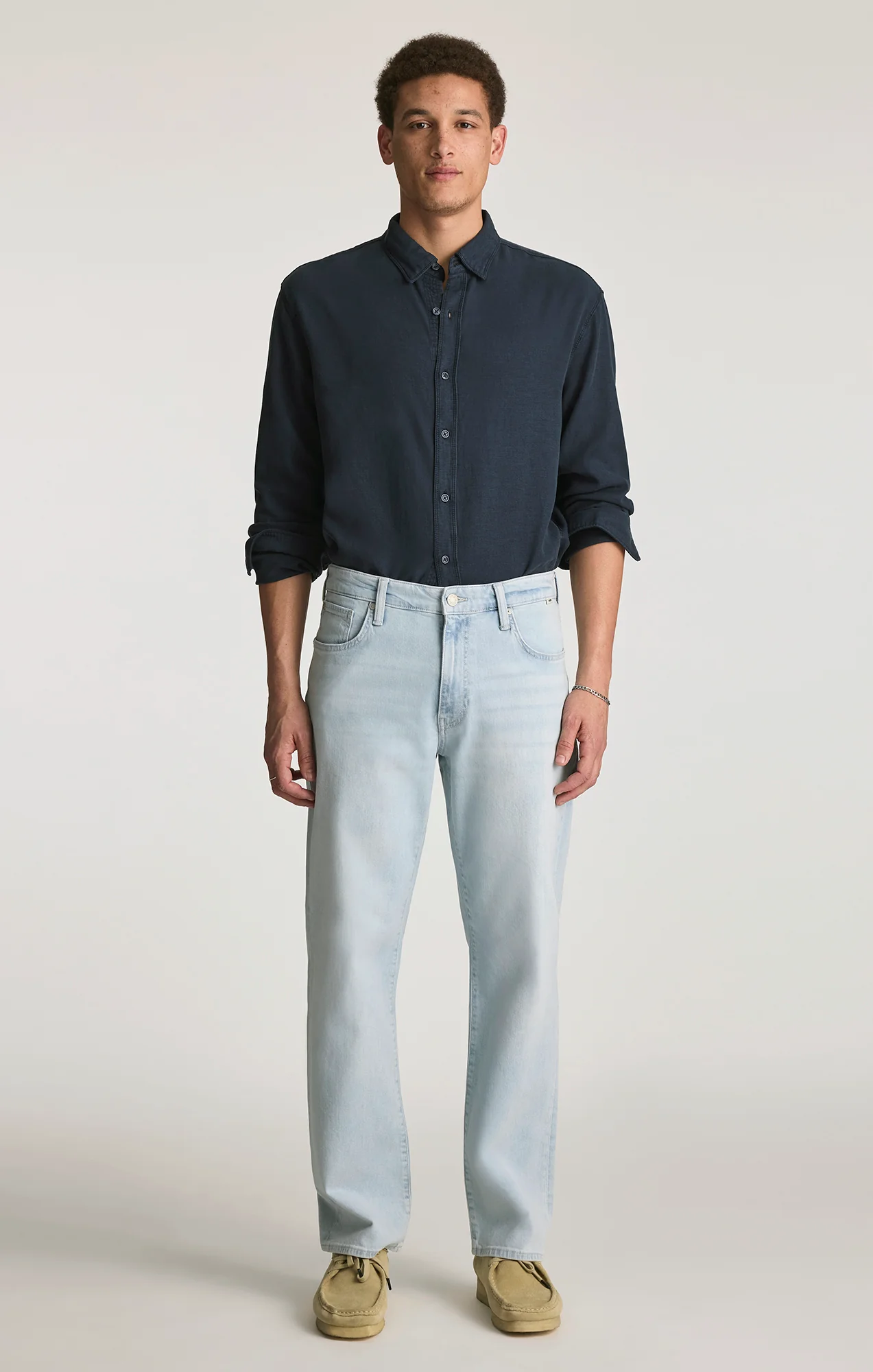 MARLON MODERN STRAIGHT LEG IN BLEACHED OCEAN BLUE - Image 5