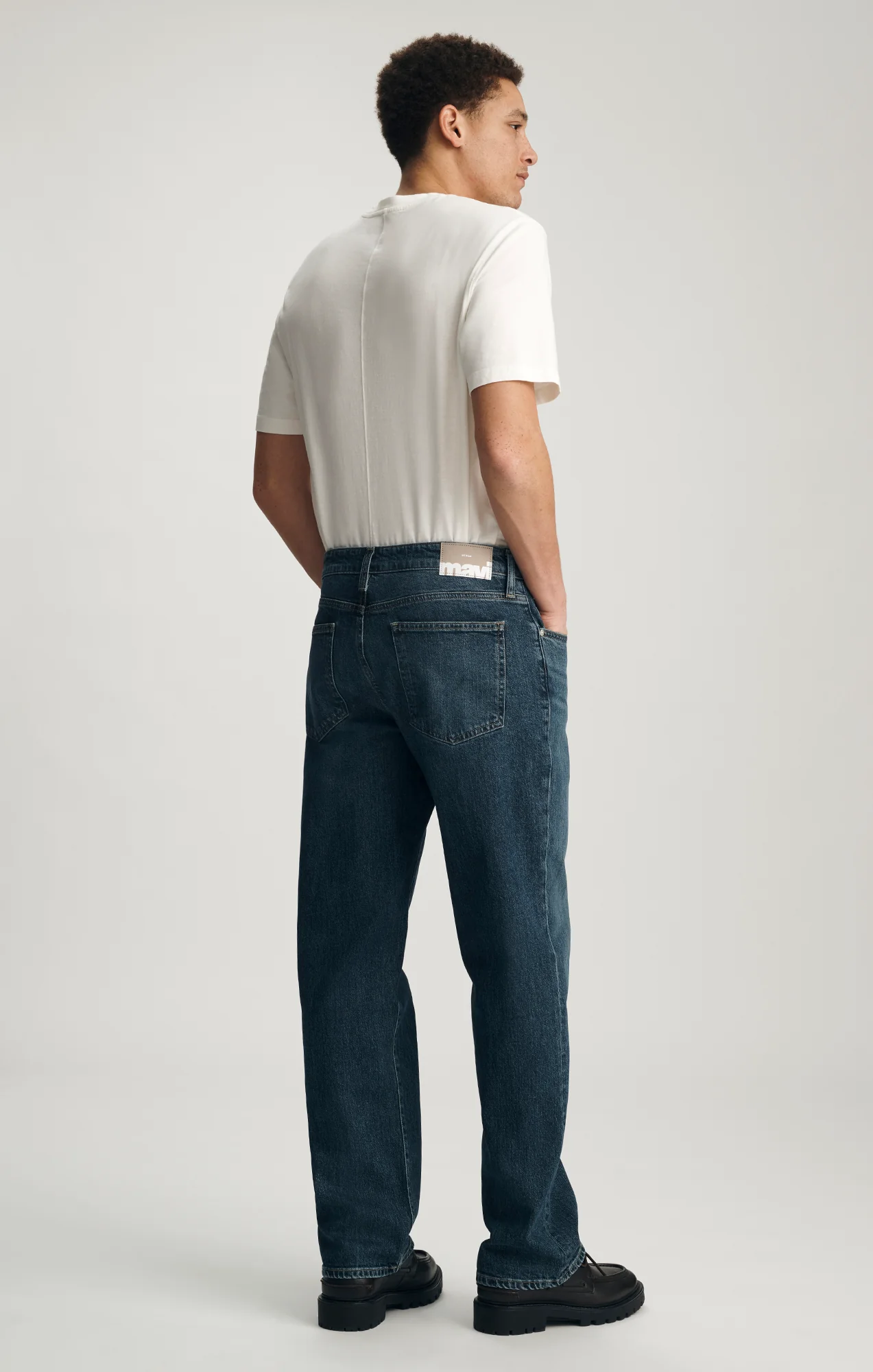 MARLON MODERN STRAIGHT LEG IN DARK USED CLASSIC BLUE - Image 3