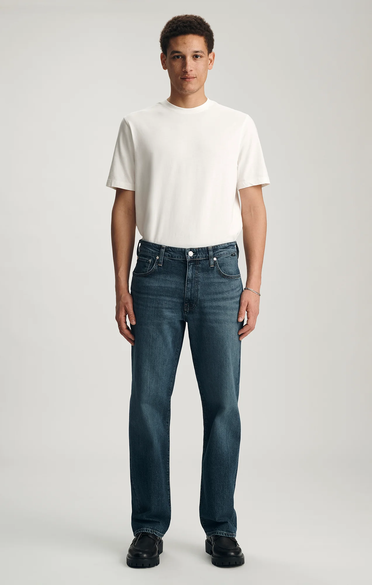 MARLON MODERN STRAIGHT LEG IN DARK USED CLASSIC BLUE - Image 4