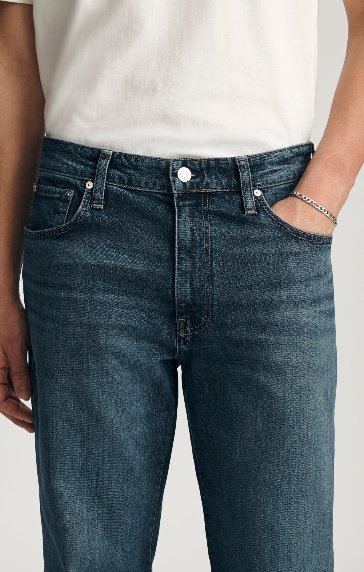MARLON MODERN STRAIGHT LEG IN DARK USED CLASSIC BLUE - Image 5