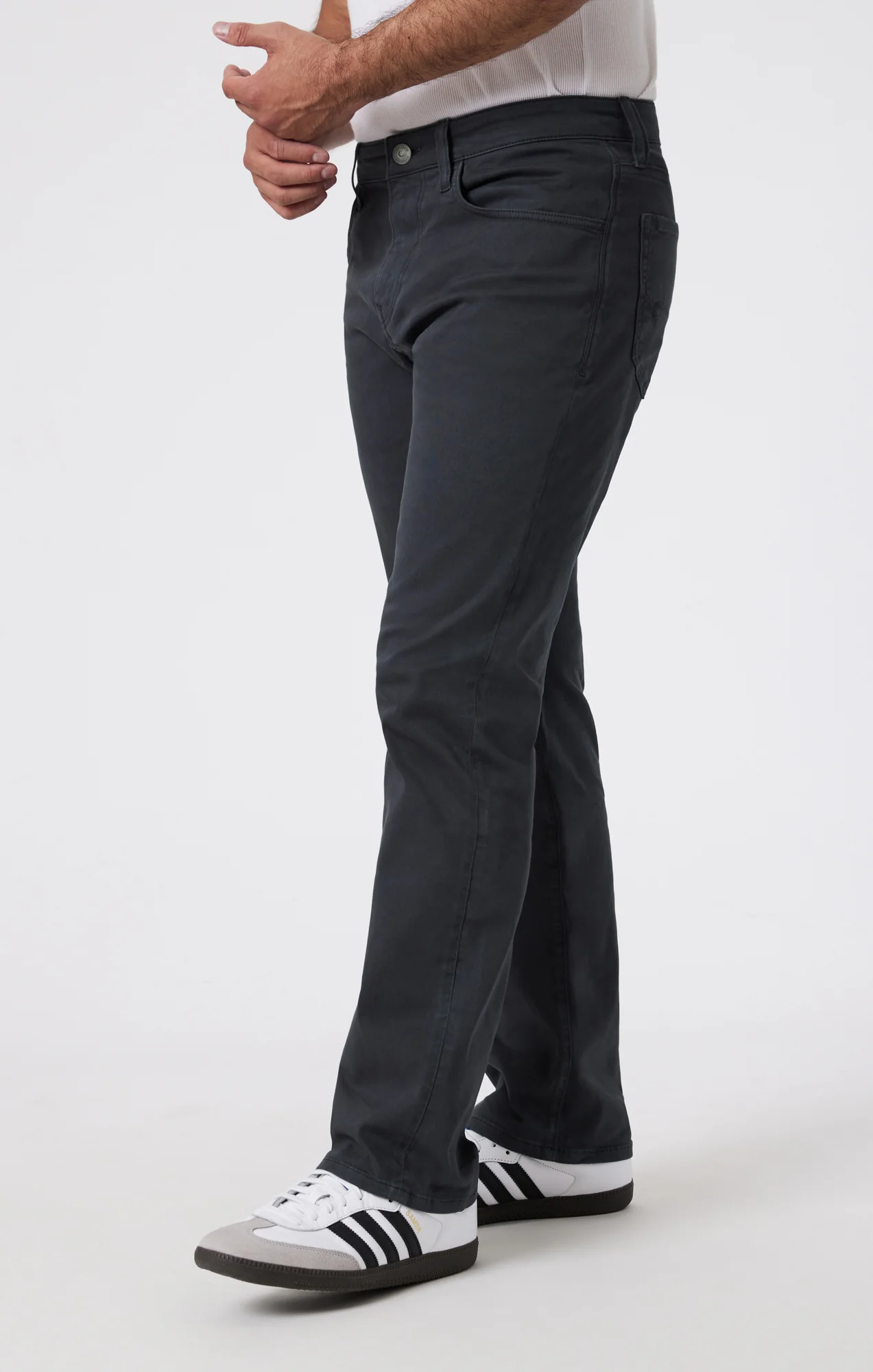 MATT RELAXED STRAIGHT LEG IN ANTHRACITE CASUAL TWILL - Image 6