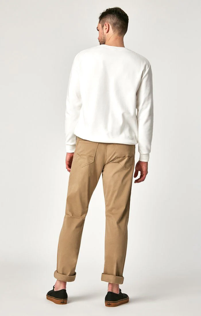 MATT RELAXED STRAIGHT LEG IN BRITISH KHAKI TWILL - Image 3