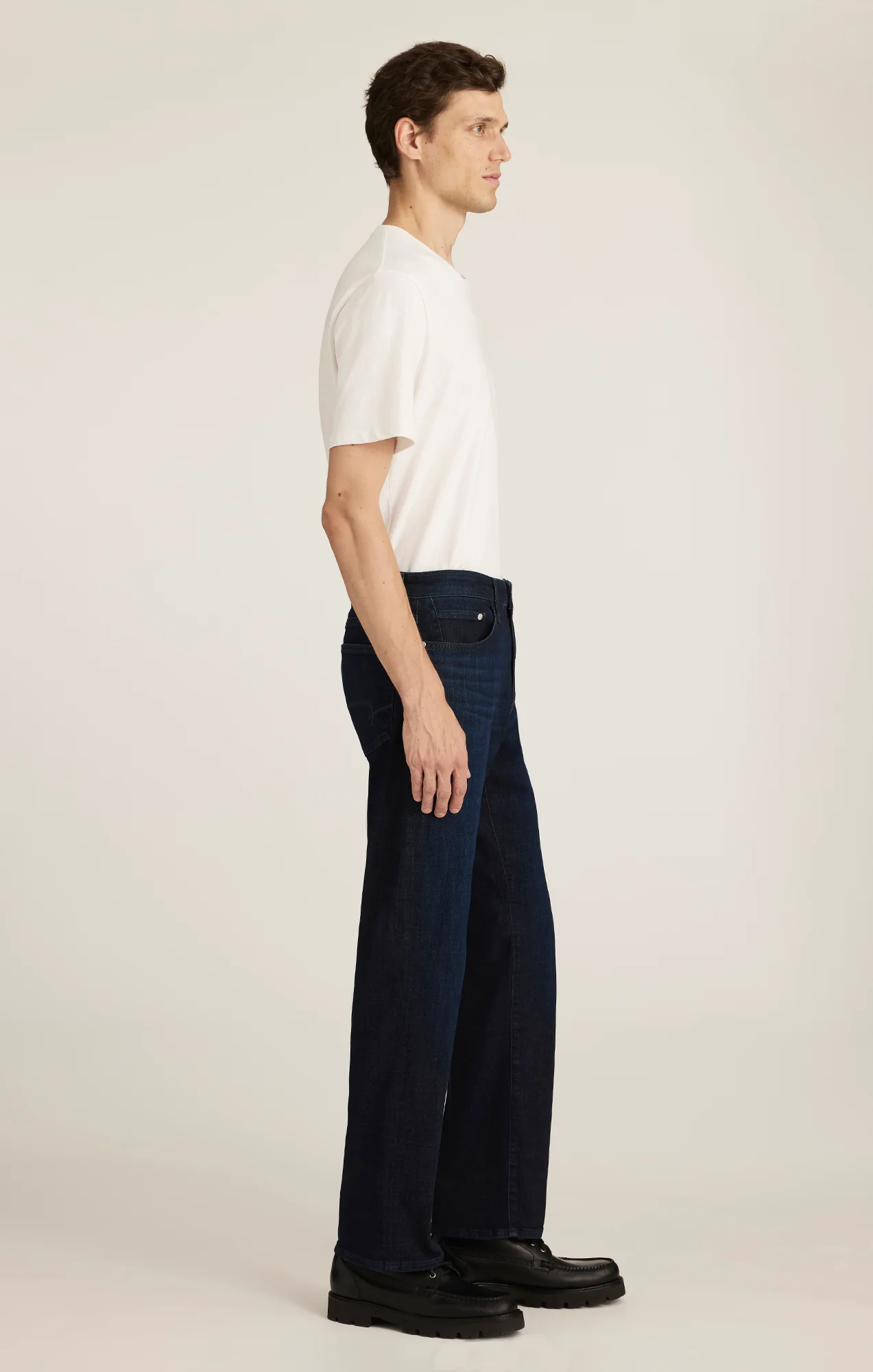 MATT RELAXED STRAIGHT LEG IN DEEP BRUSHED FEATHER BLUE - Image 2
