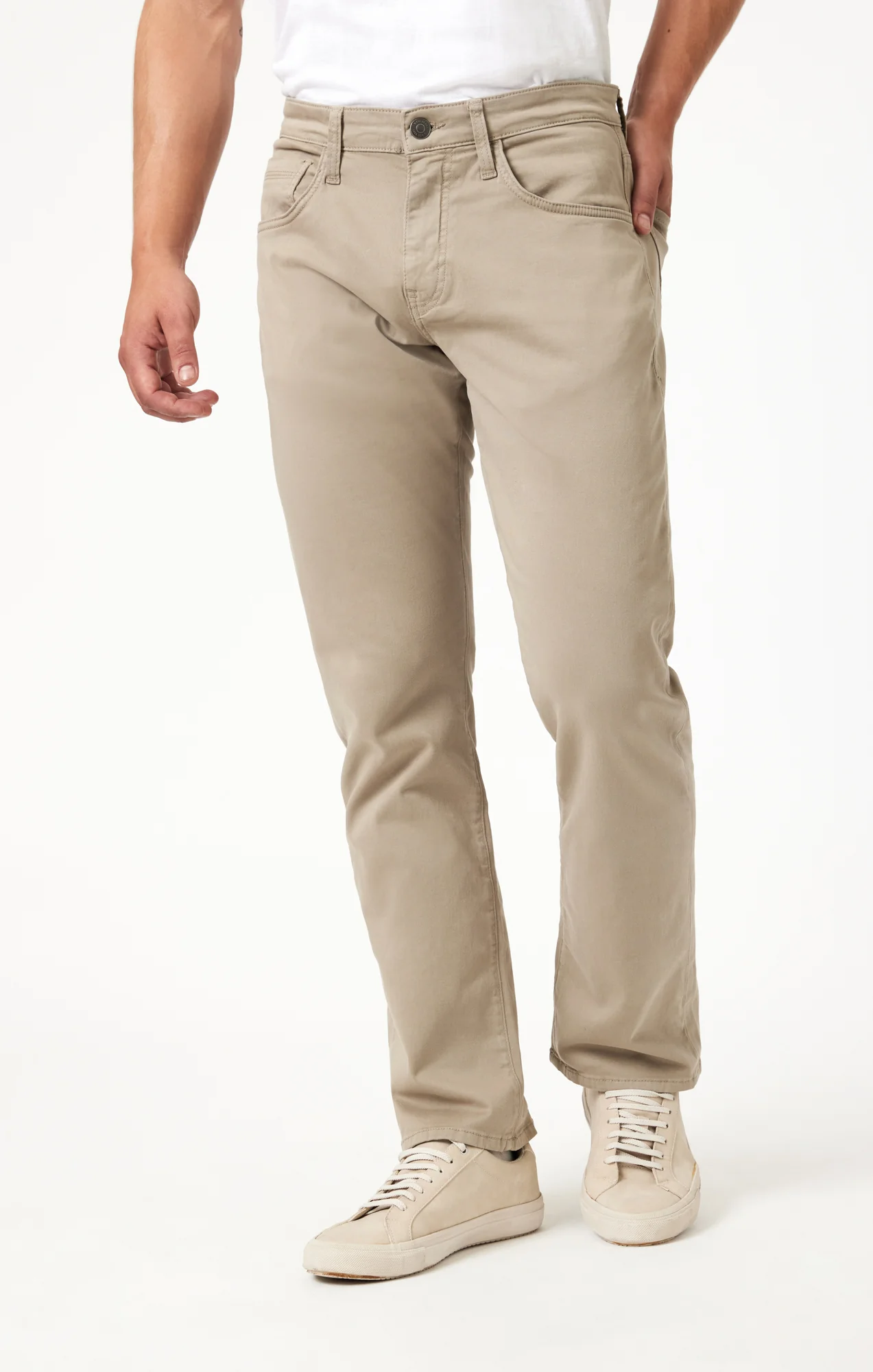 MATT RELAXED STRAIGHT LEG IN SAND CASUAL TWILL - Image 3