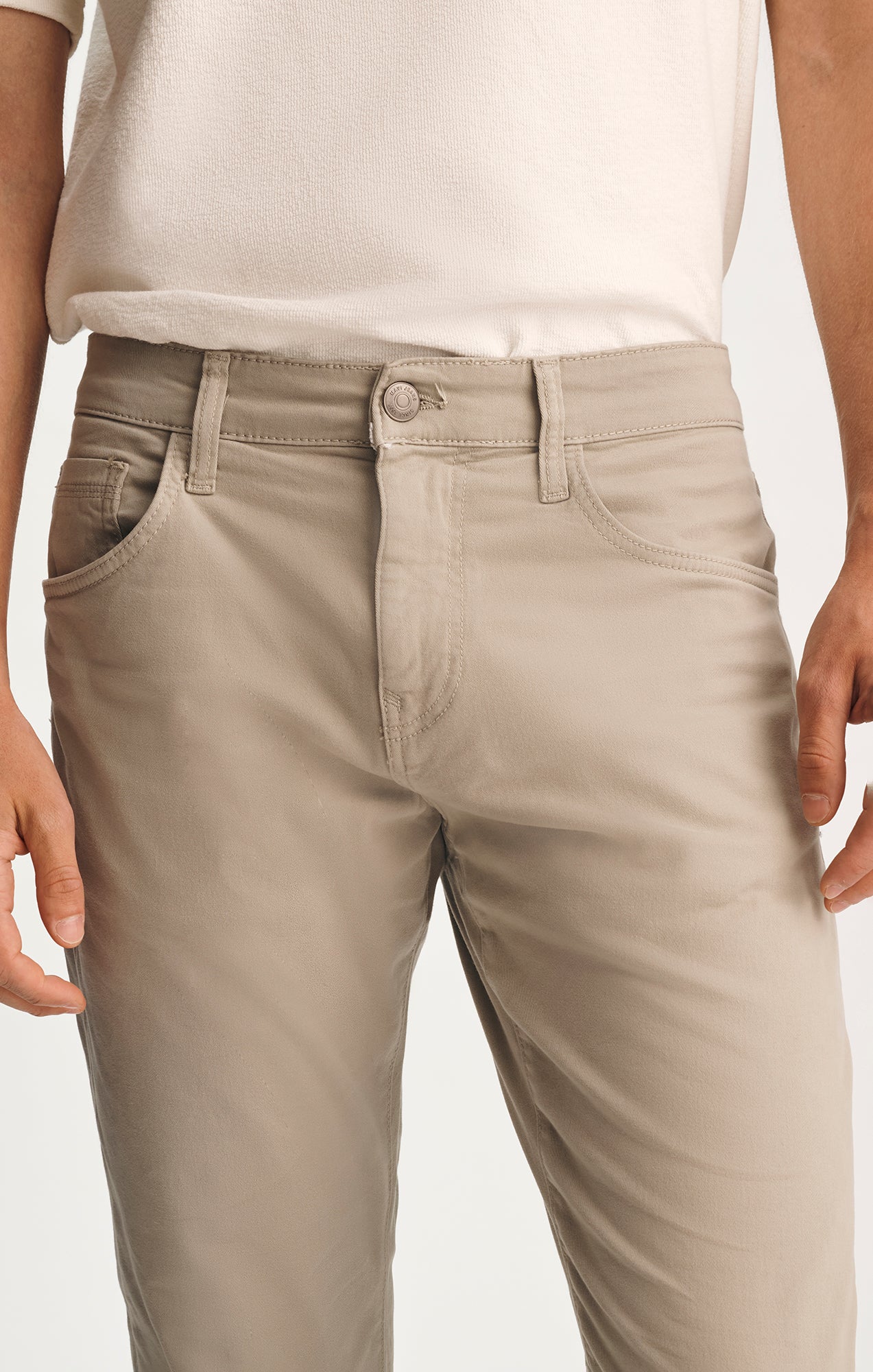 MATT RELAXED STRAIGHT LEG IN SILVER CASUAL TWILL - Image 6