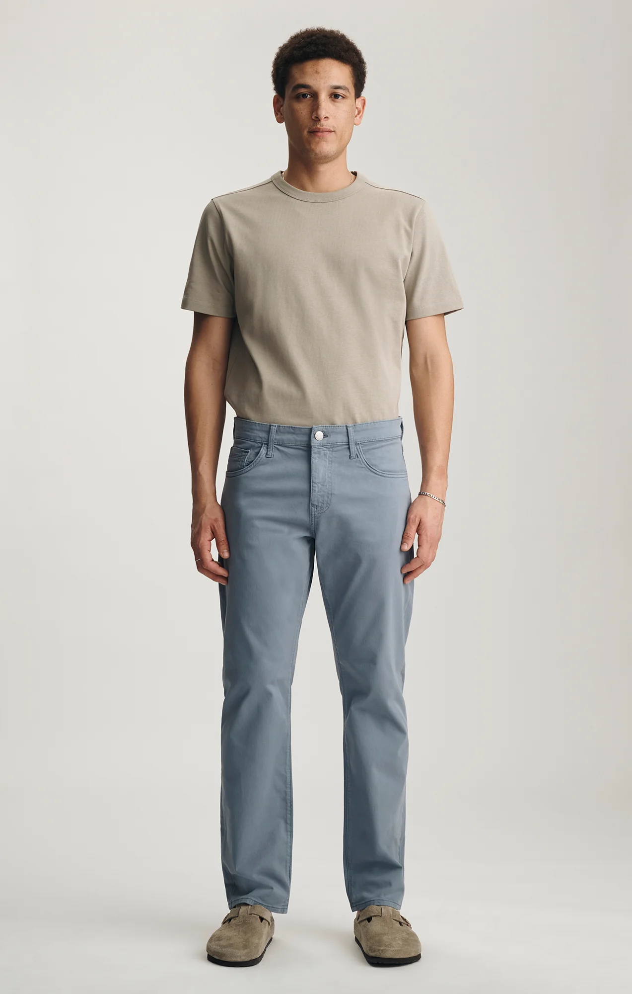 MATT RELAXED STRAIGHT LEG IN STEEL TWILL - Image 4
