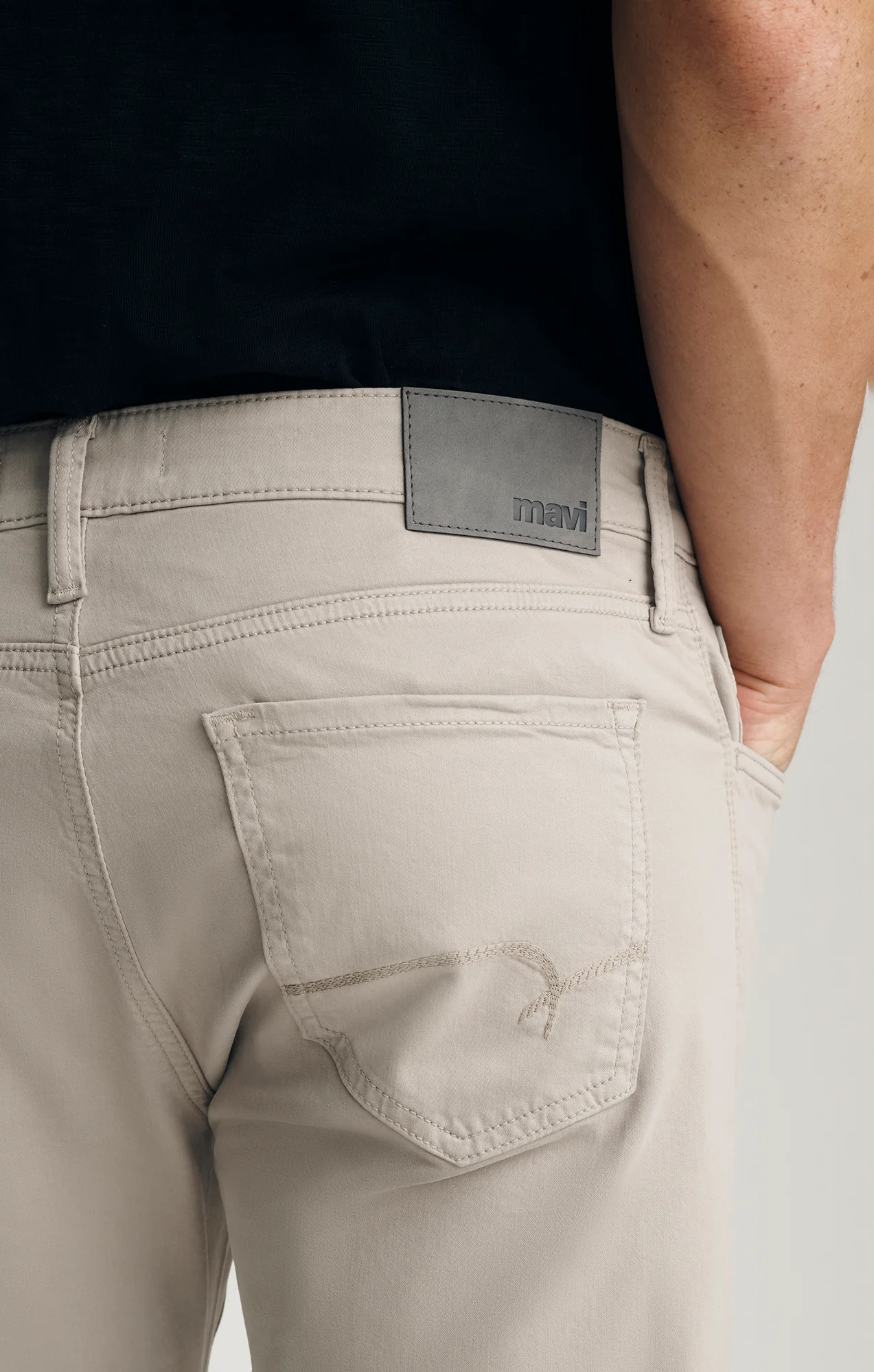 MATT RELAXED STRAIGHT LEG IN STONE TWILL - Image 5