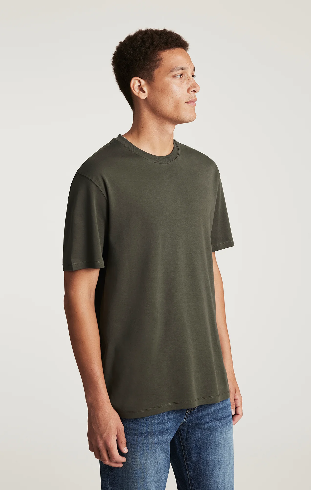 MAVI LOGO T-SHIRT IN BELUGA - Image 2