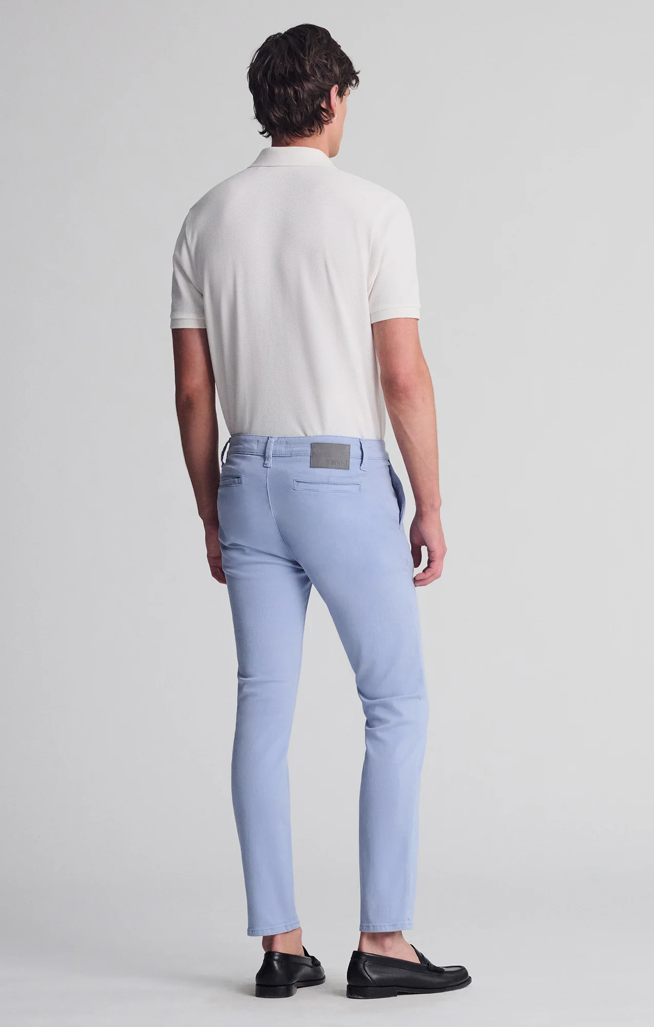MILTON SLIM STRAIGHT CHINO IN MOUNTAIN SPRING LUXE TWILL - Image 2