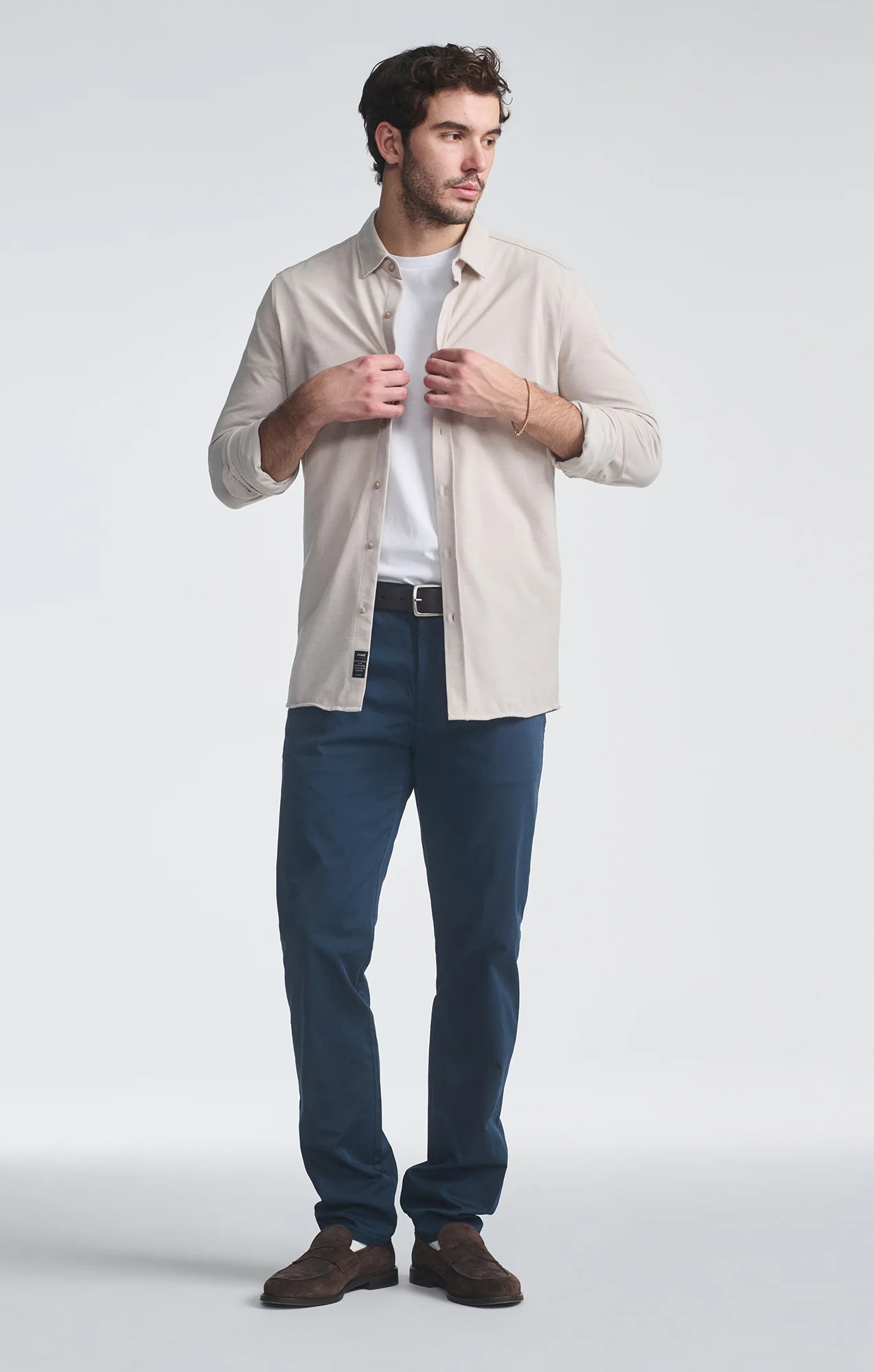 MILTON SLIM STRAIGHT CHINO IN NIGHT CITY SMART