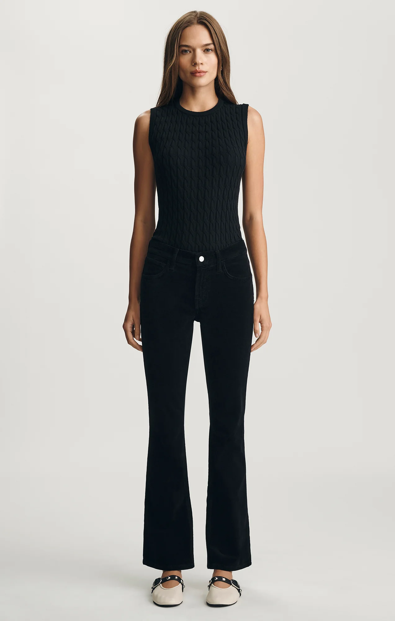 MOLLY BOOTCUT IN BLACK CORD - Image 3