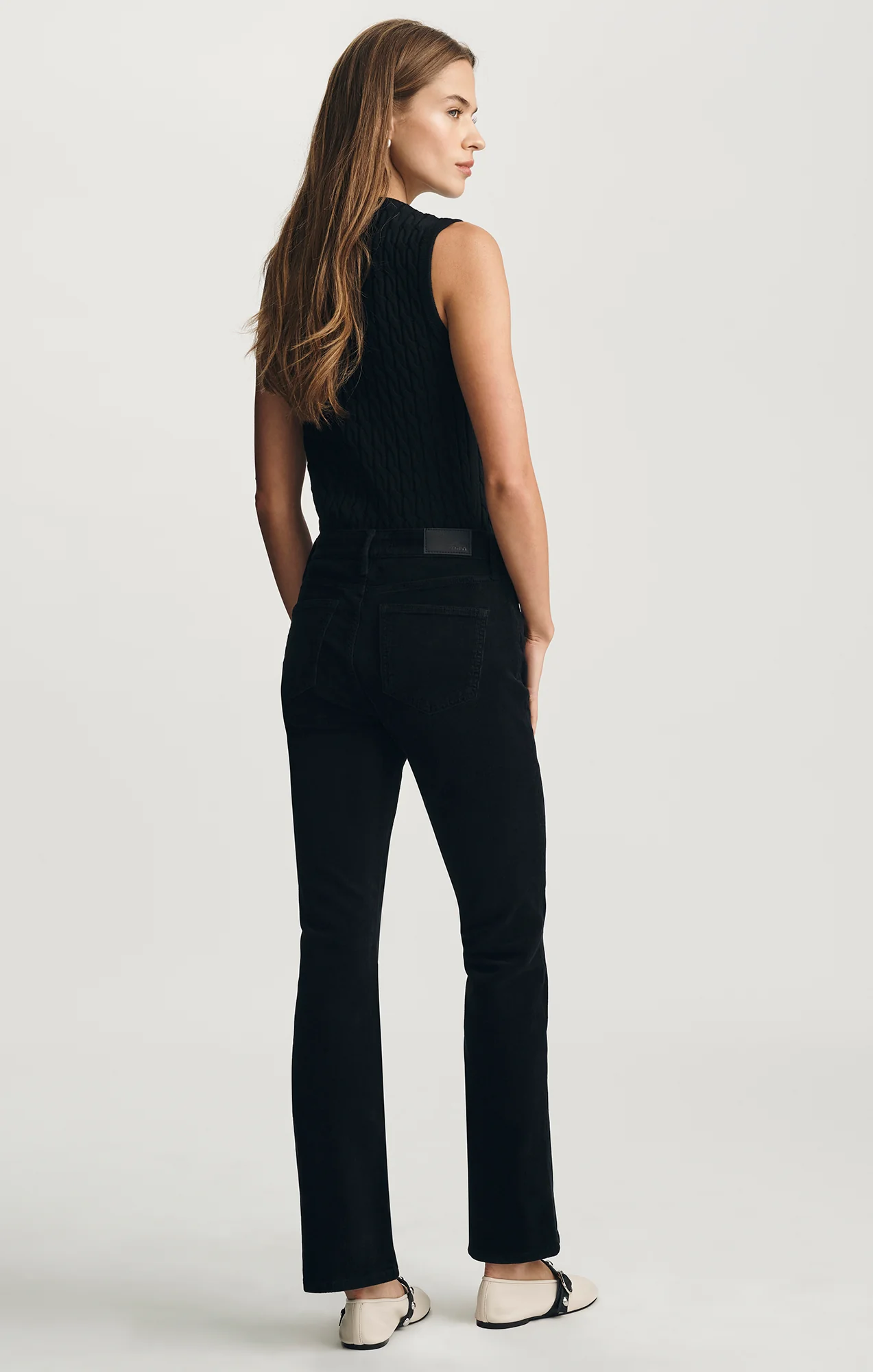 MOLLY BOOTCUT IN BLACK CORD - Image 4