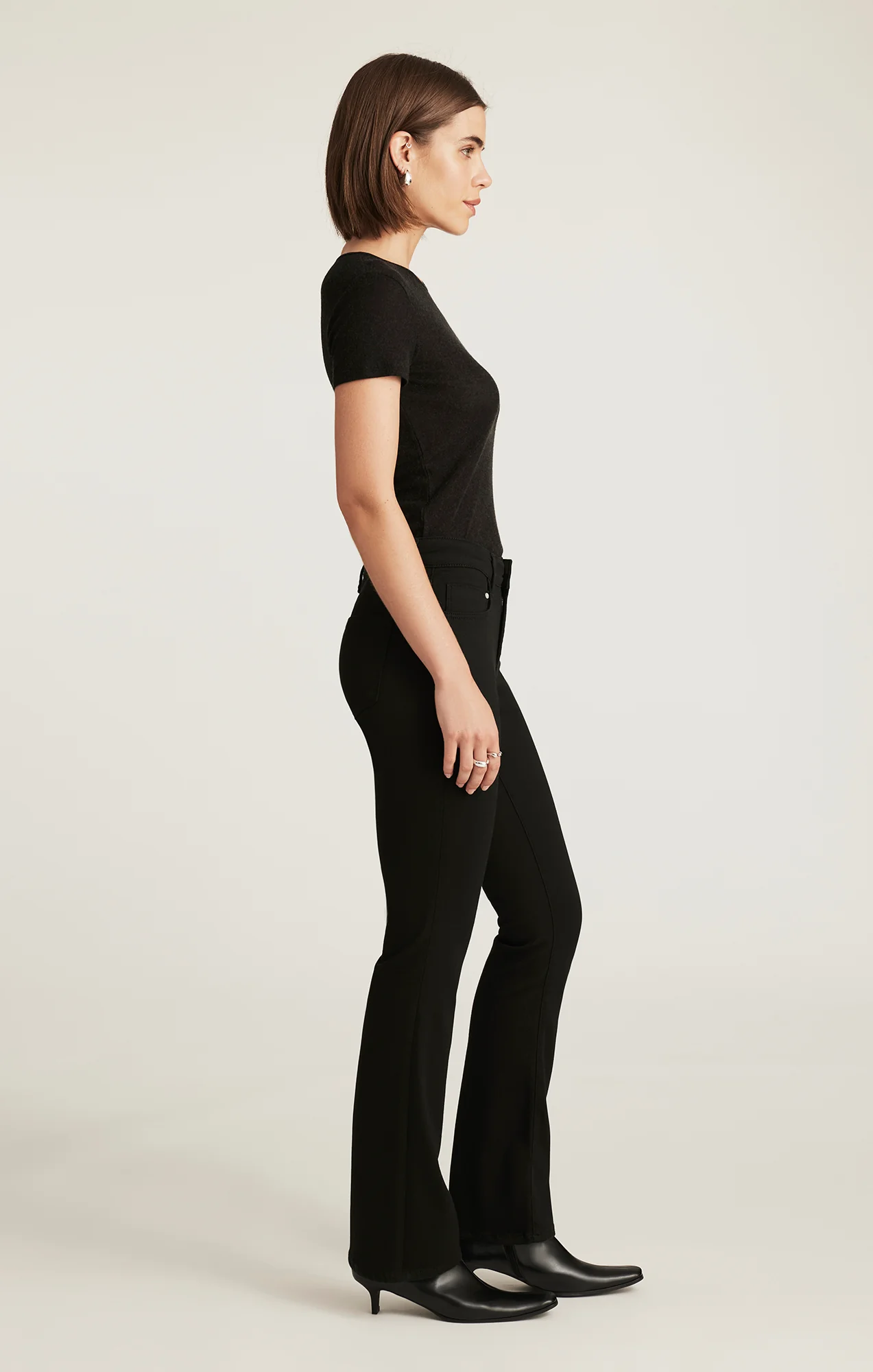 MOLLY BOOTCUT IN BLACK SUPERSOFT - Image 2