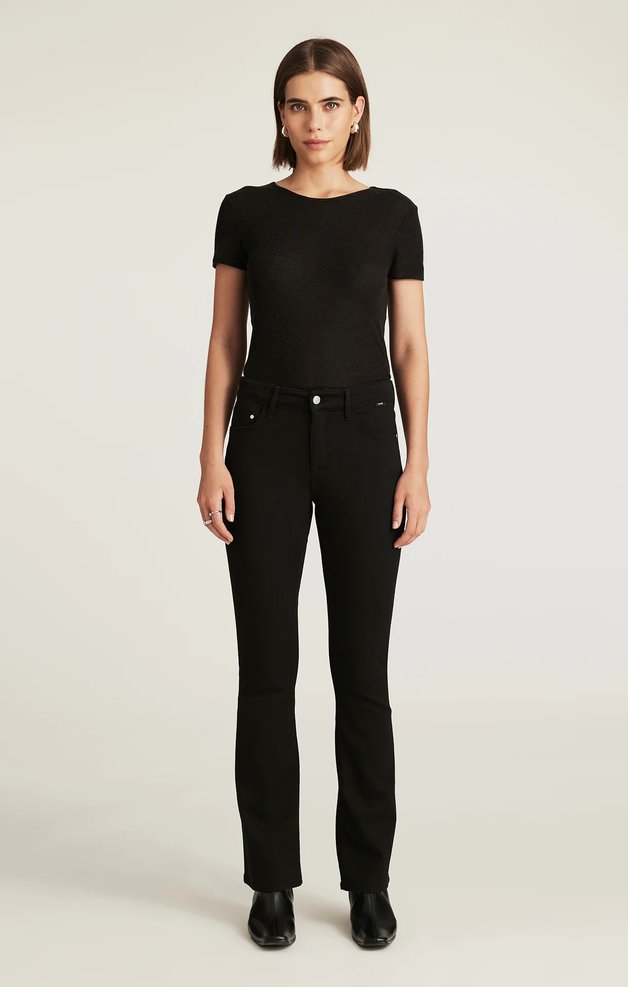 MOLLY BOOTCUT IN BLACK SUPERSOFT - Image 3