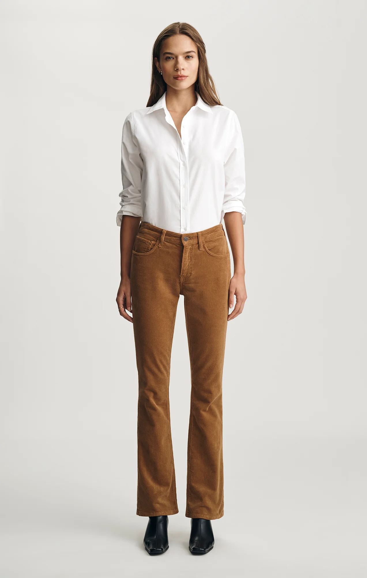 MOLLY BOOTCUT IN CAMEL CORD - Image 3
