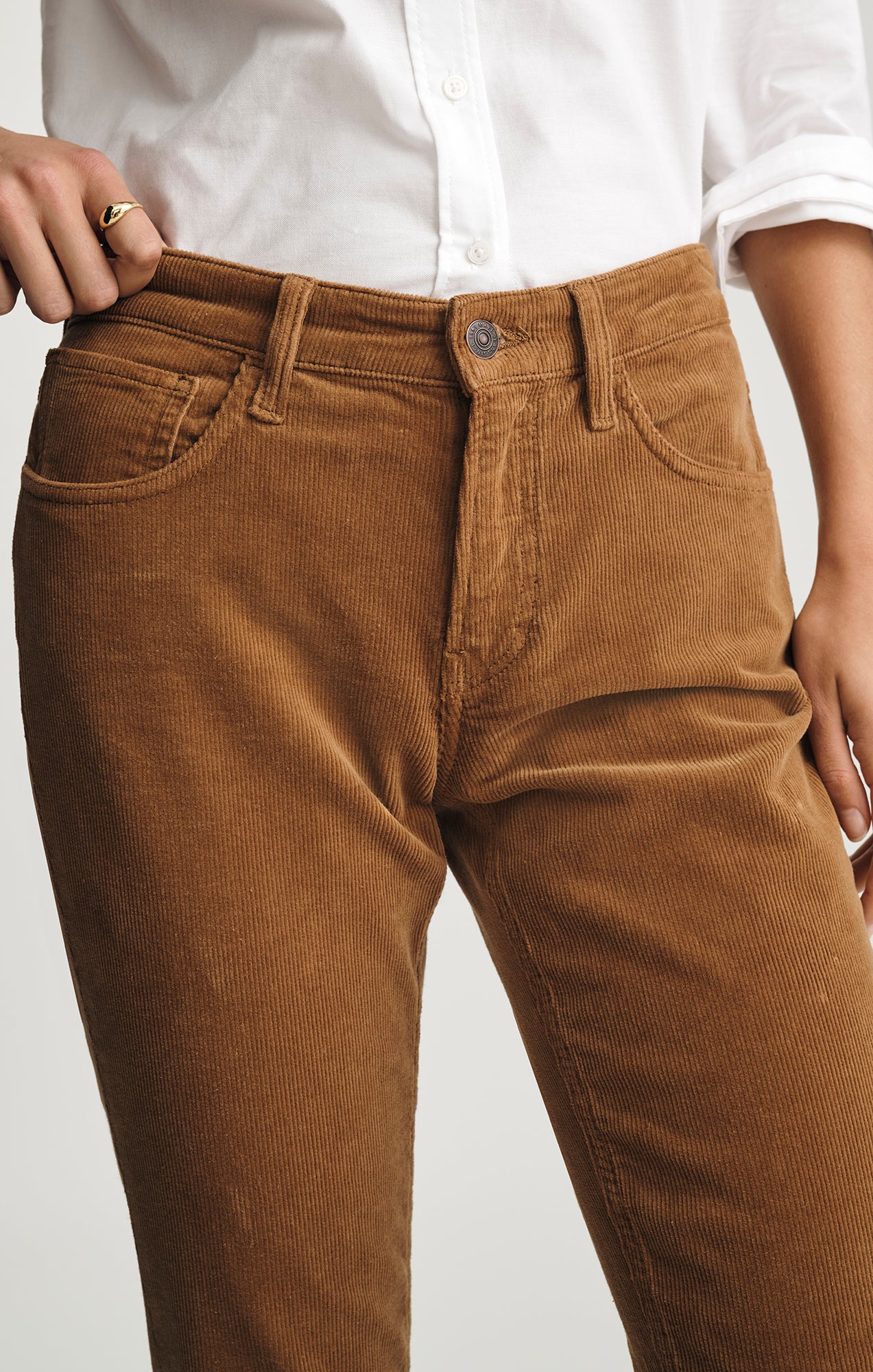 MOLLY BOOTCUT IN CAMEL CORD - Image 6