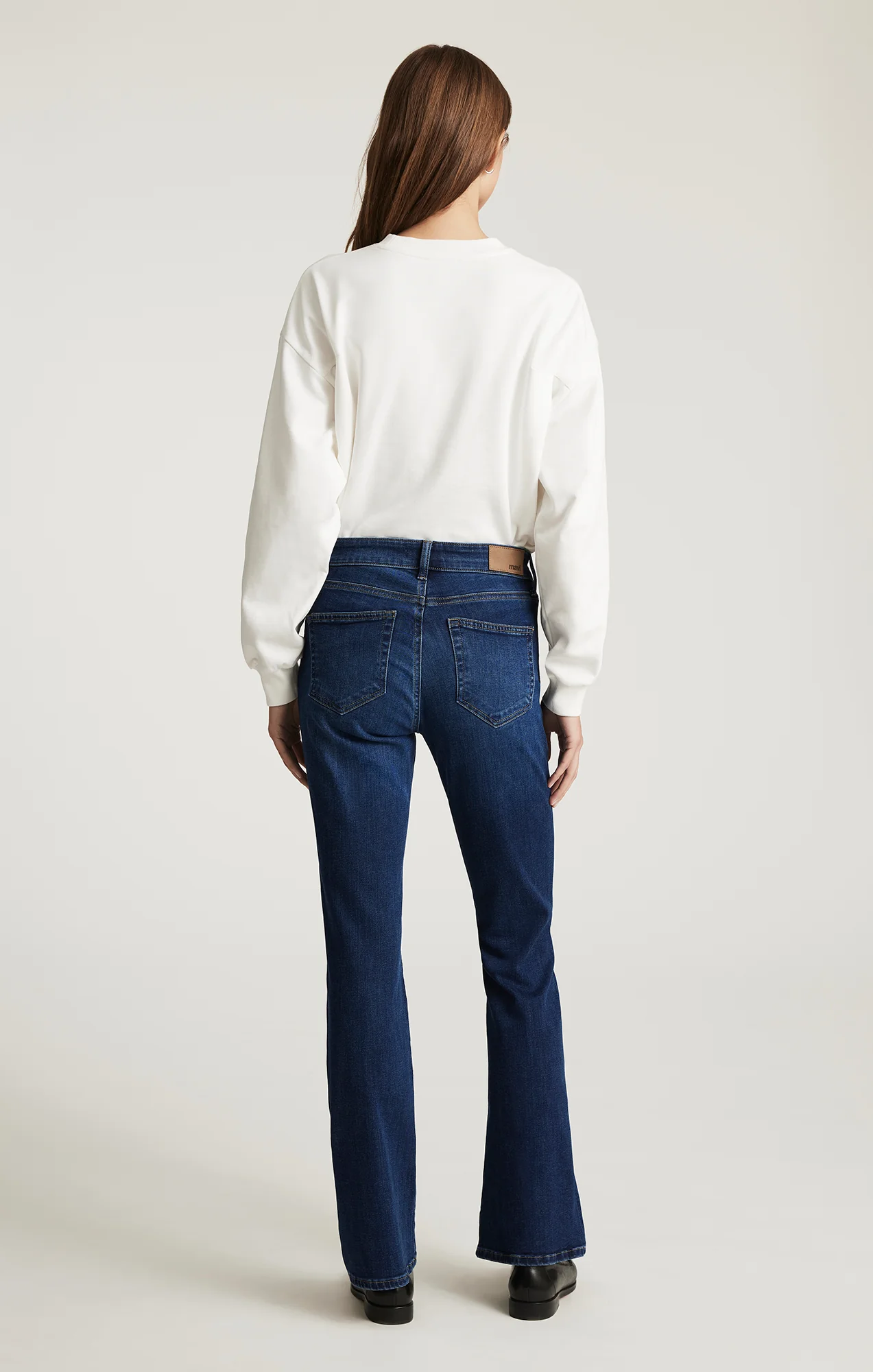 MOLLY BOOTCUT IN DARK BRUSHED TRIBECA - Image 3