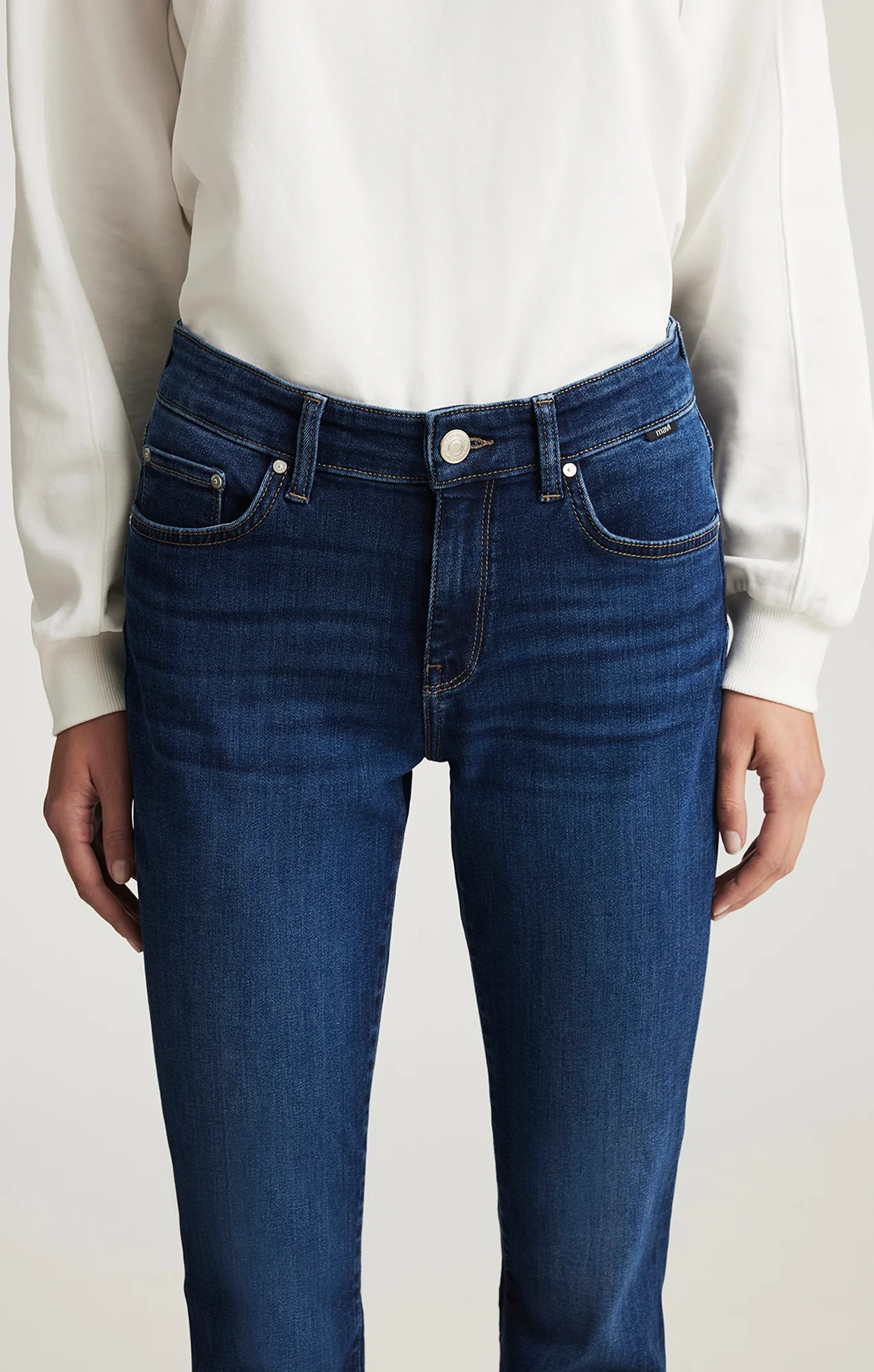 MOLLY BOOTCUT IN DARK BRUSHED TRIBECA - Image 5