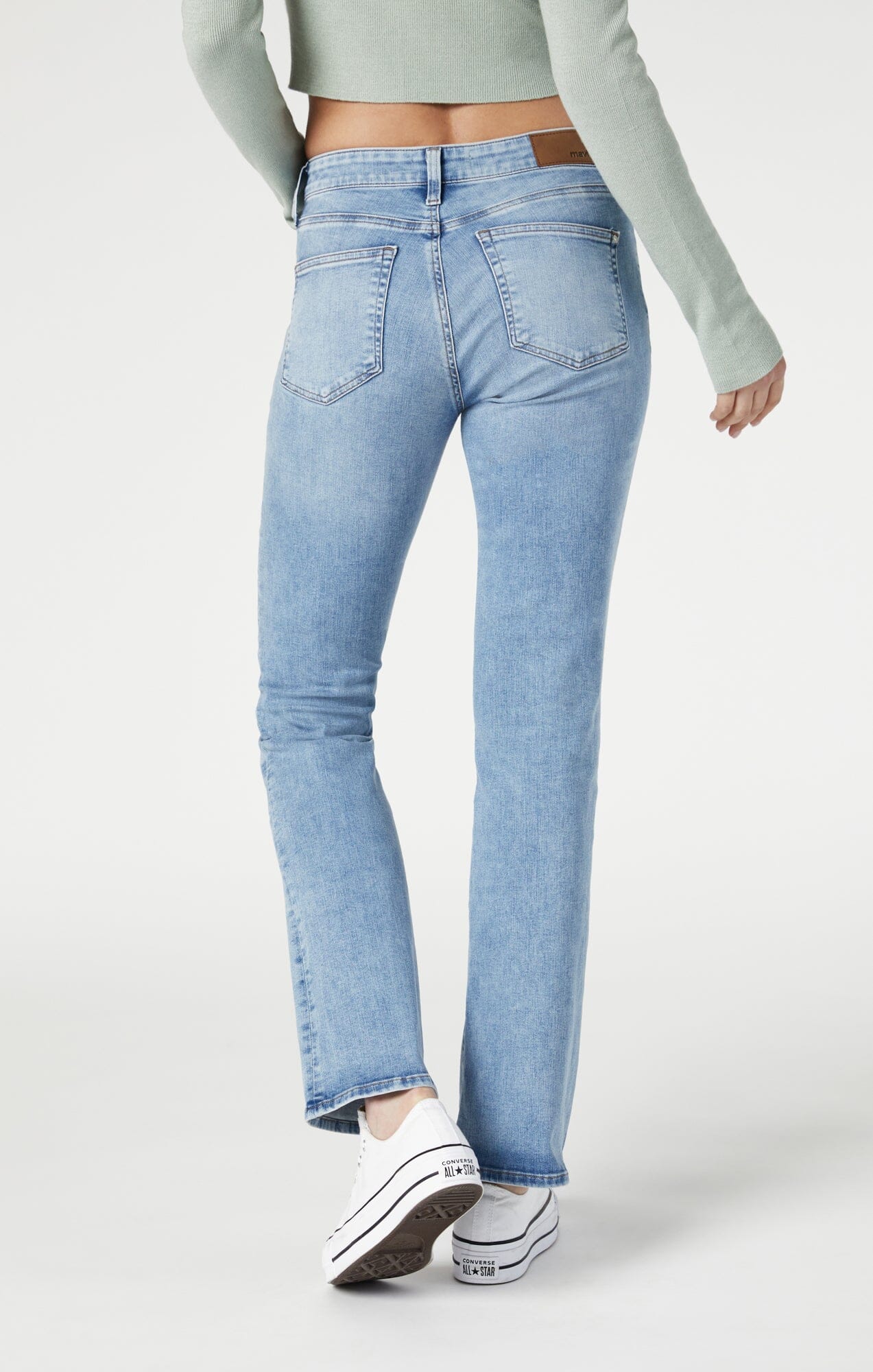MOLLY BOOTCUT IN LIGHT FEATHER BLUE - Image 5