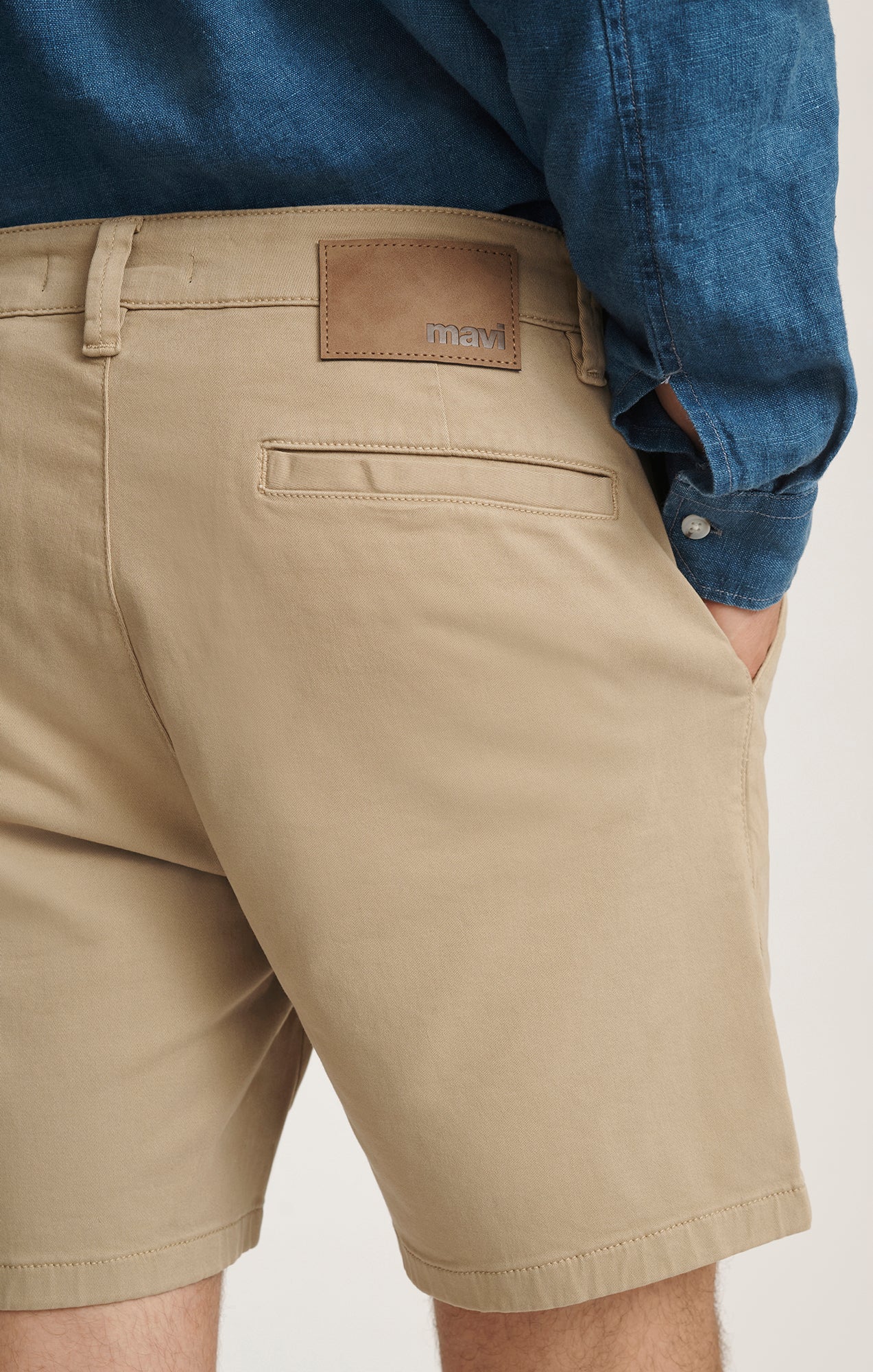 NATE SHORTS IN KHAKI CASUAL TWILL - Image 3