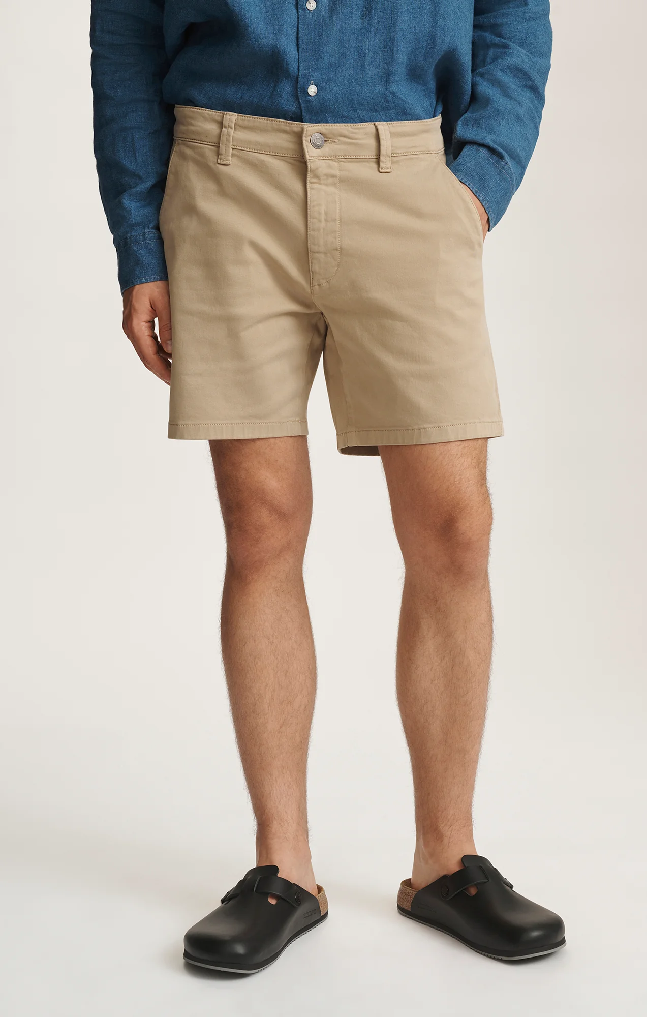 NATE SHORTS IN KHAKI CASUAL TWILL - Image 4