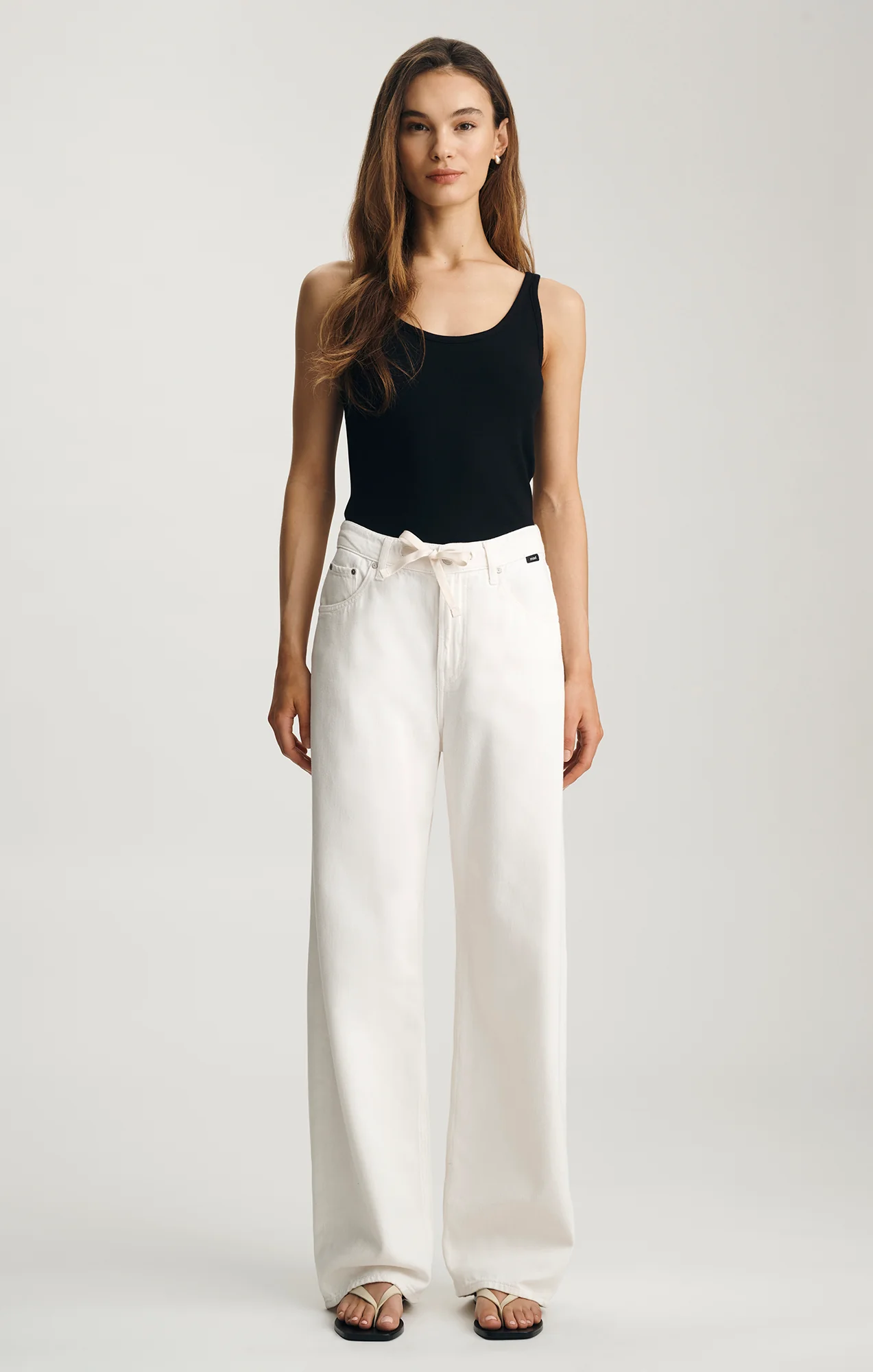 NELLA WIDE LEG IN OFF WHITE WELL BLUE - Image 3